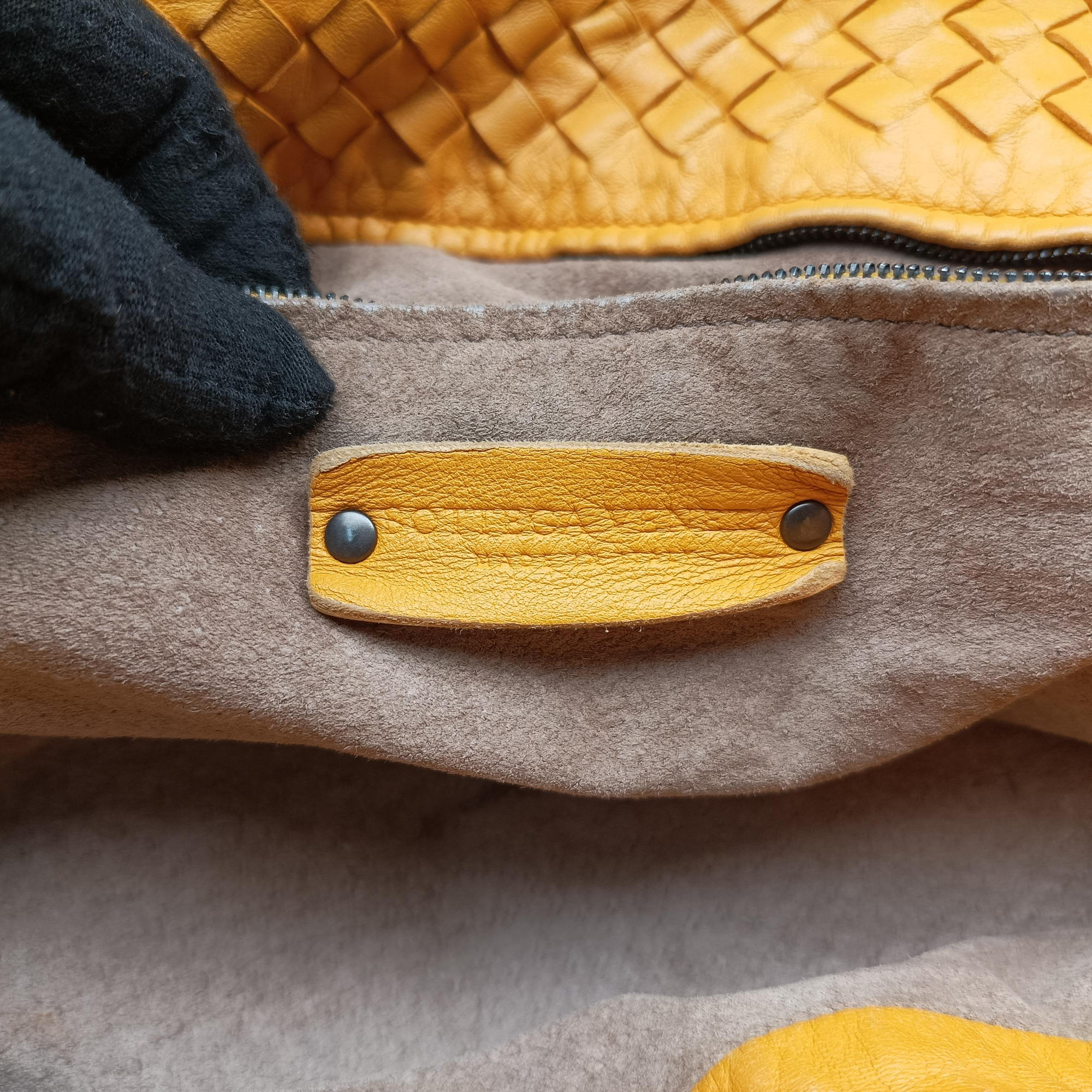Secondhand Bottega Veneta Cesta Intrecciato Orange lambskin  shoulderbag | stylenewstar