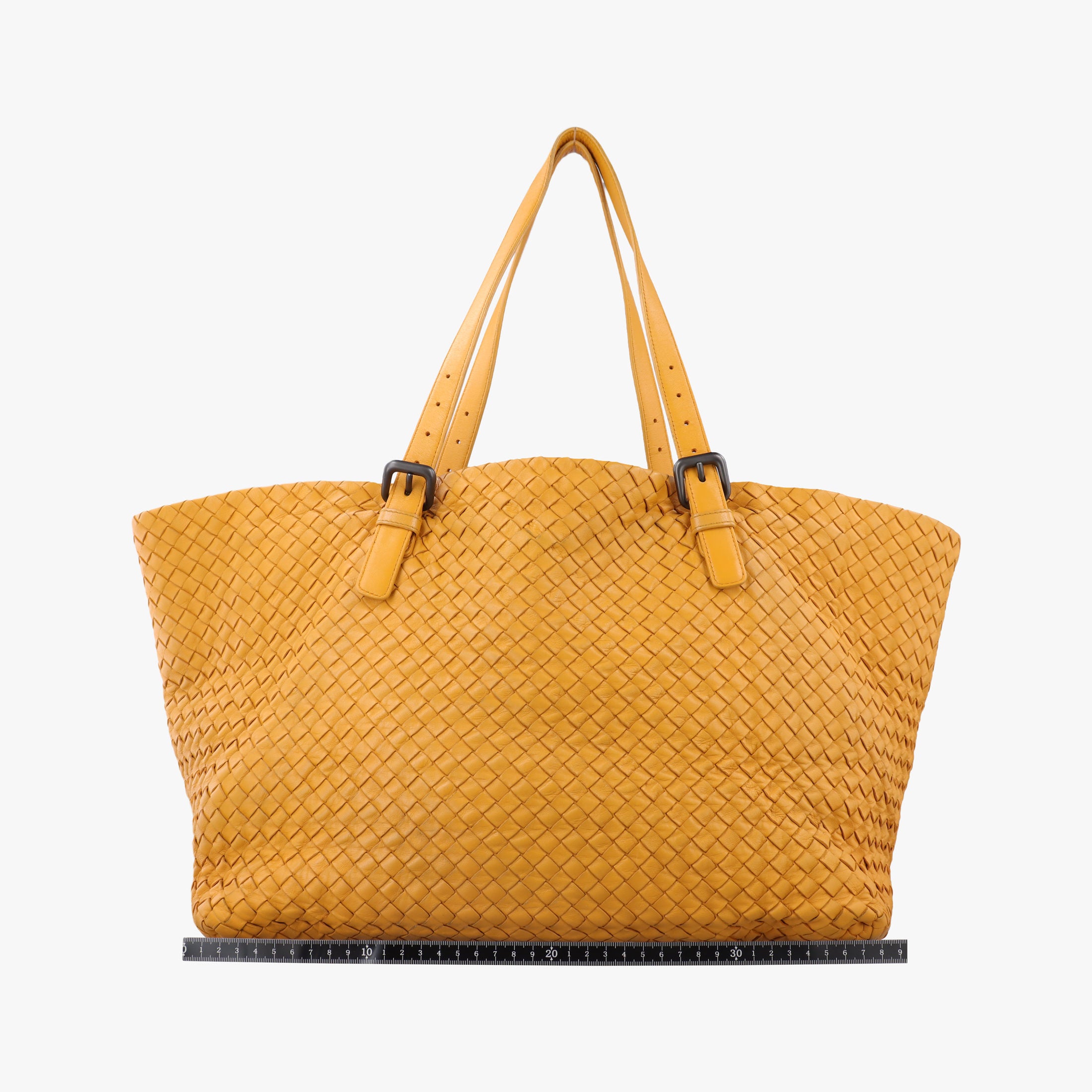 Secondhand Bottega Veneta Cesta Intrecciato Orange lambskin  shoulderbag | stylenewstar