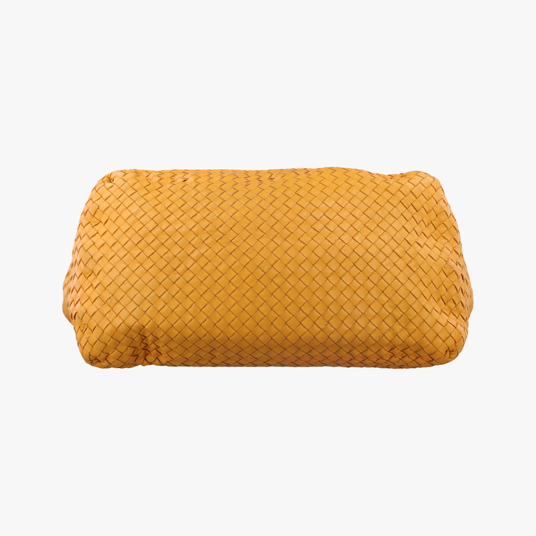 Secondhand Bottega Veneta Cesta Intrecciato Orange lambskin  shoulderbag | stylenewstar