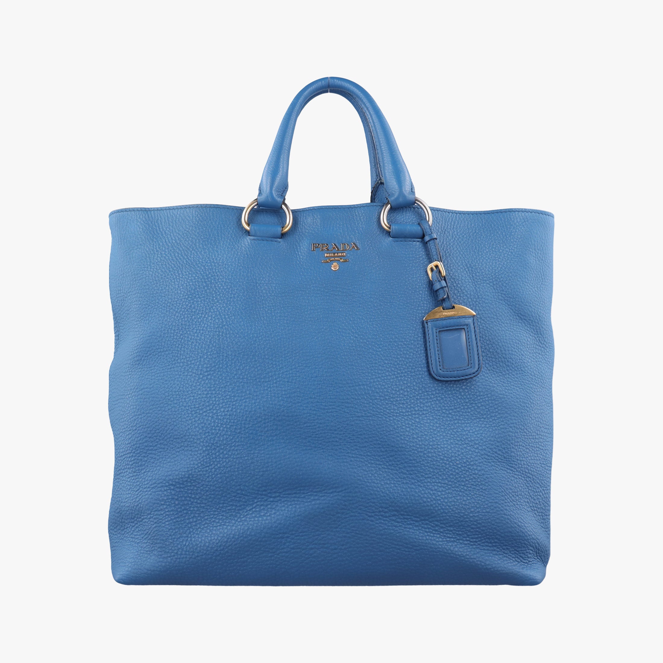 Secondhand Prada Vitello Phoenix Blue Leather BN1713 handbag | stylenewstar