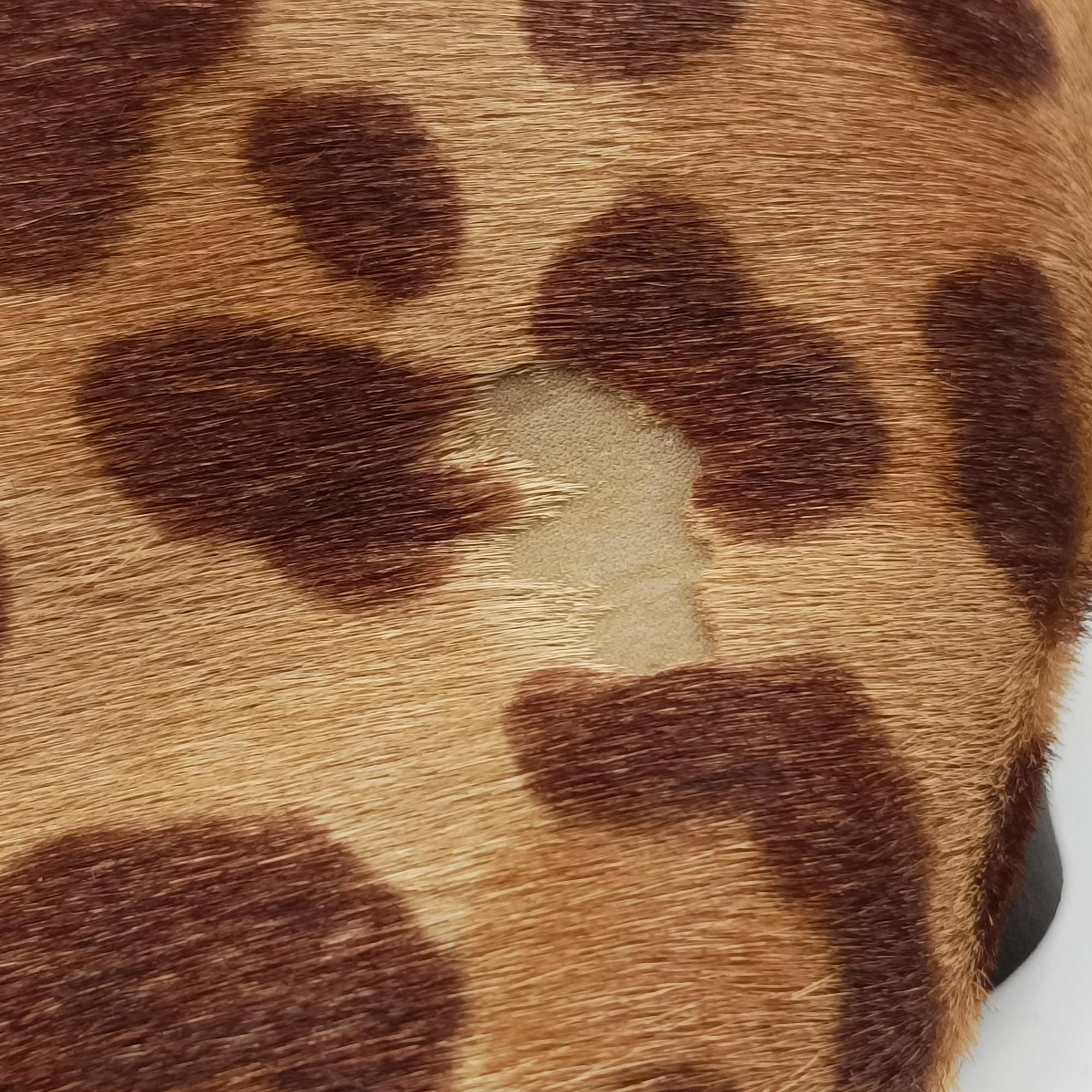 Pre-owned Prada Cheetah Micro Brown x Multicolour ponyhair  handbag | stylenewstar