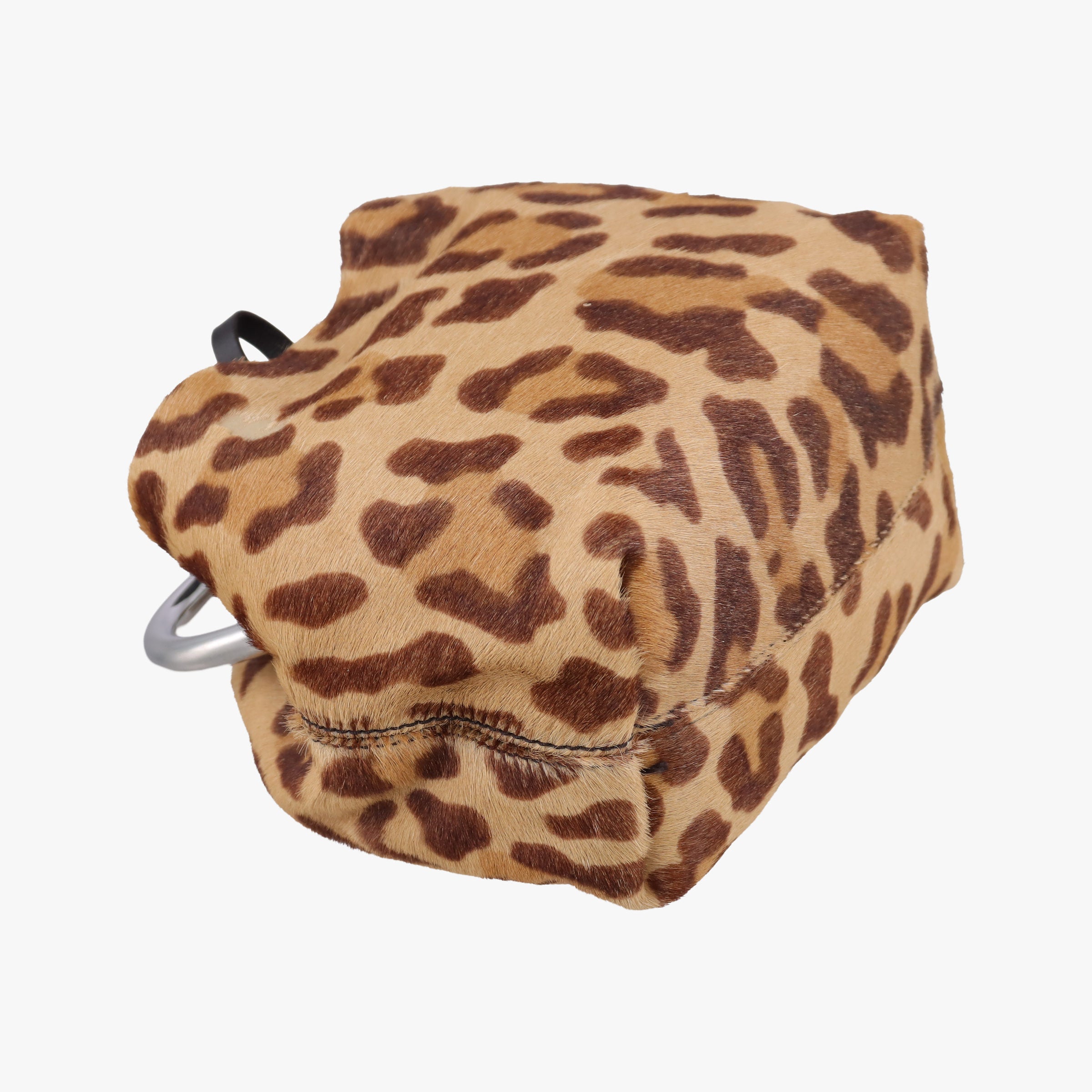 Pre-owned Prada Cheetah Micro Brown x Multicolour ponyhair  handbag | stylenewstar