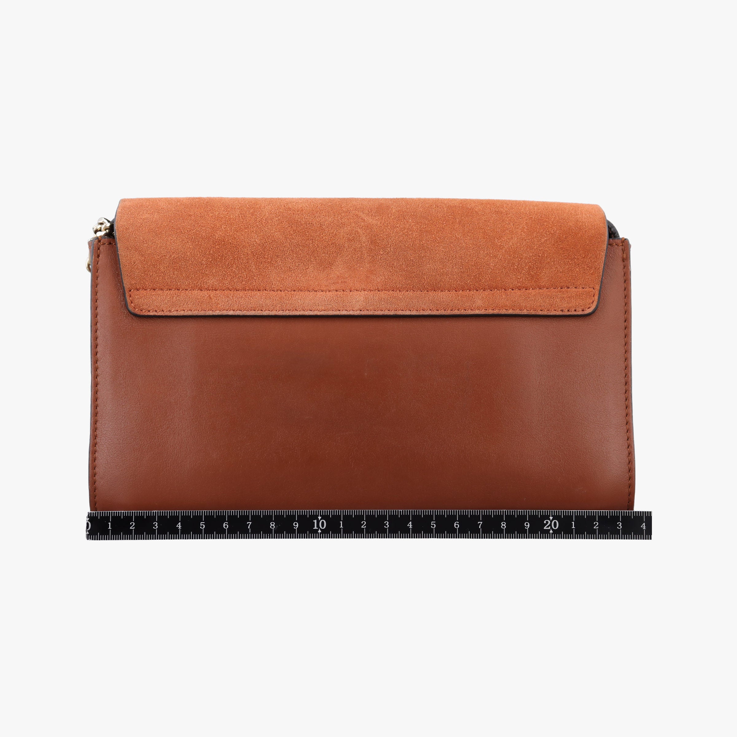 Pre-owned Chloe FAYE Brown Suede × leather  shoulderbag | stylenewstar