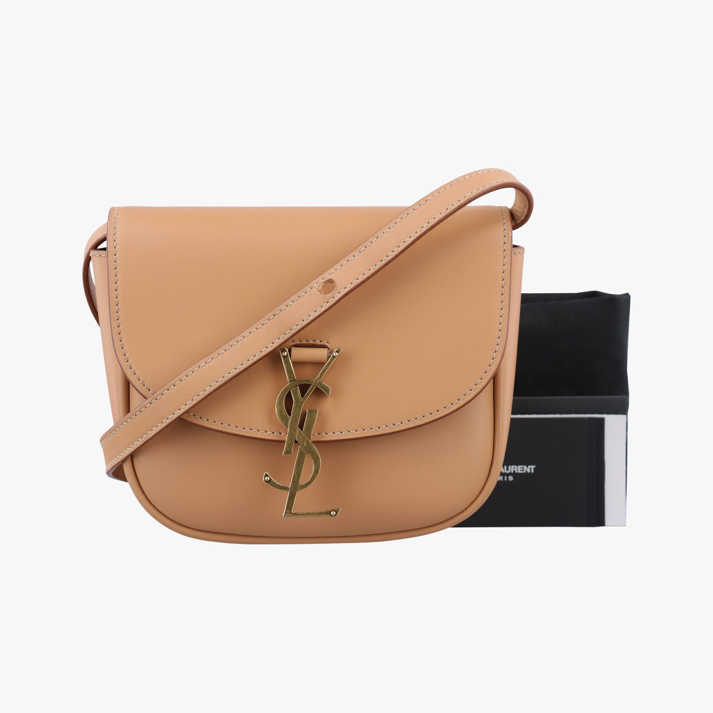 Secondhand Yves Saint Laurent KAIA Beige Leather 619740 shoulderbag | stylenewstar