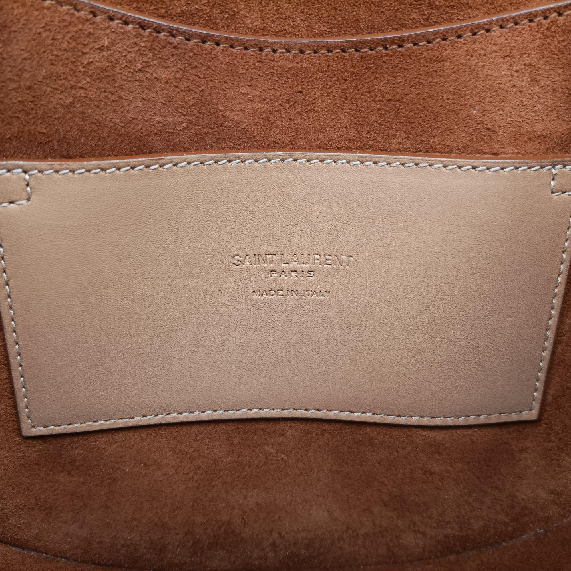 Secondhand Yves Saint Laurent KAIA Beige Leather 619740 shoulderbag | stylenewstar