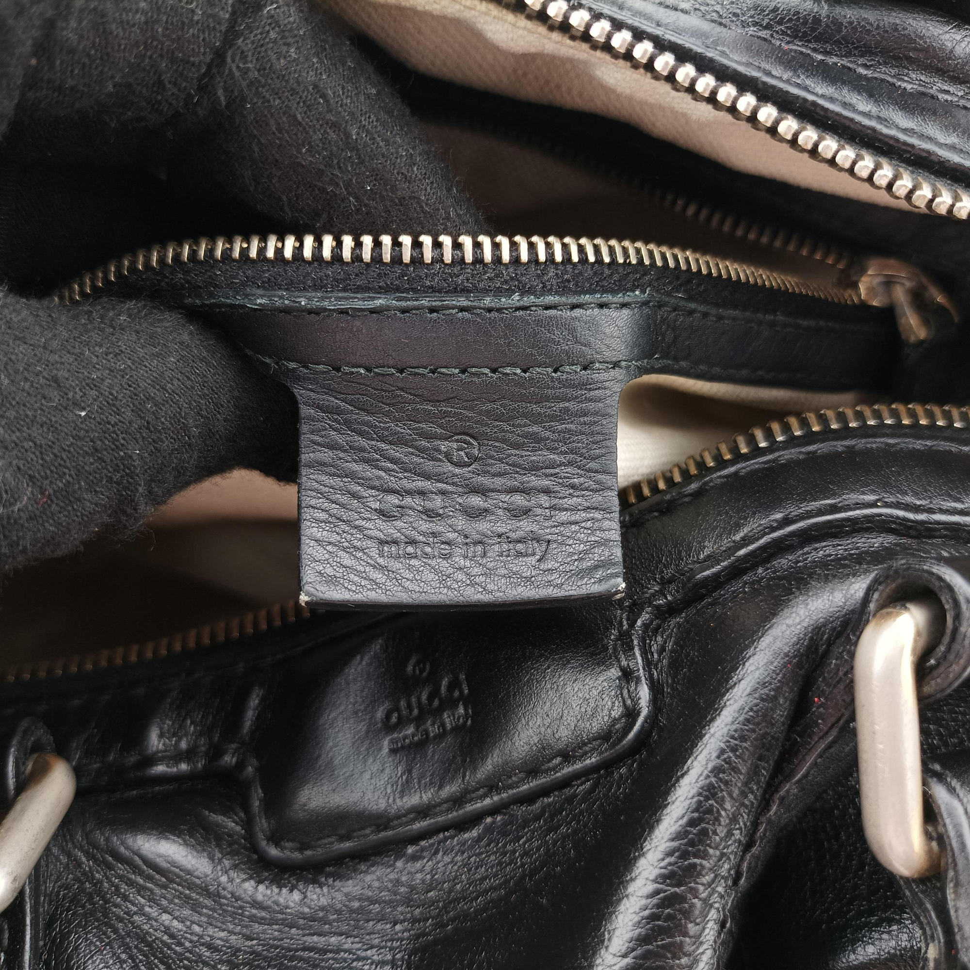 Vintage Gucci Sherry Line Black Leather 247205 shoulderbag | stylenewstar
