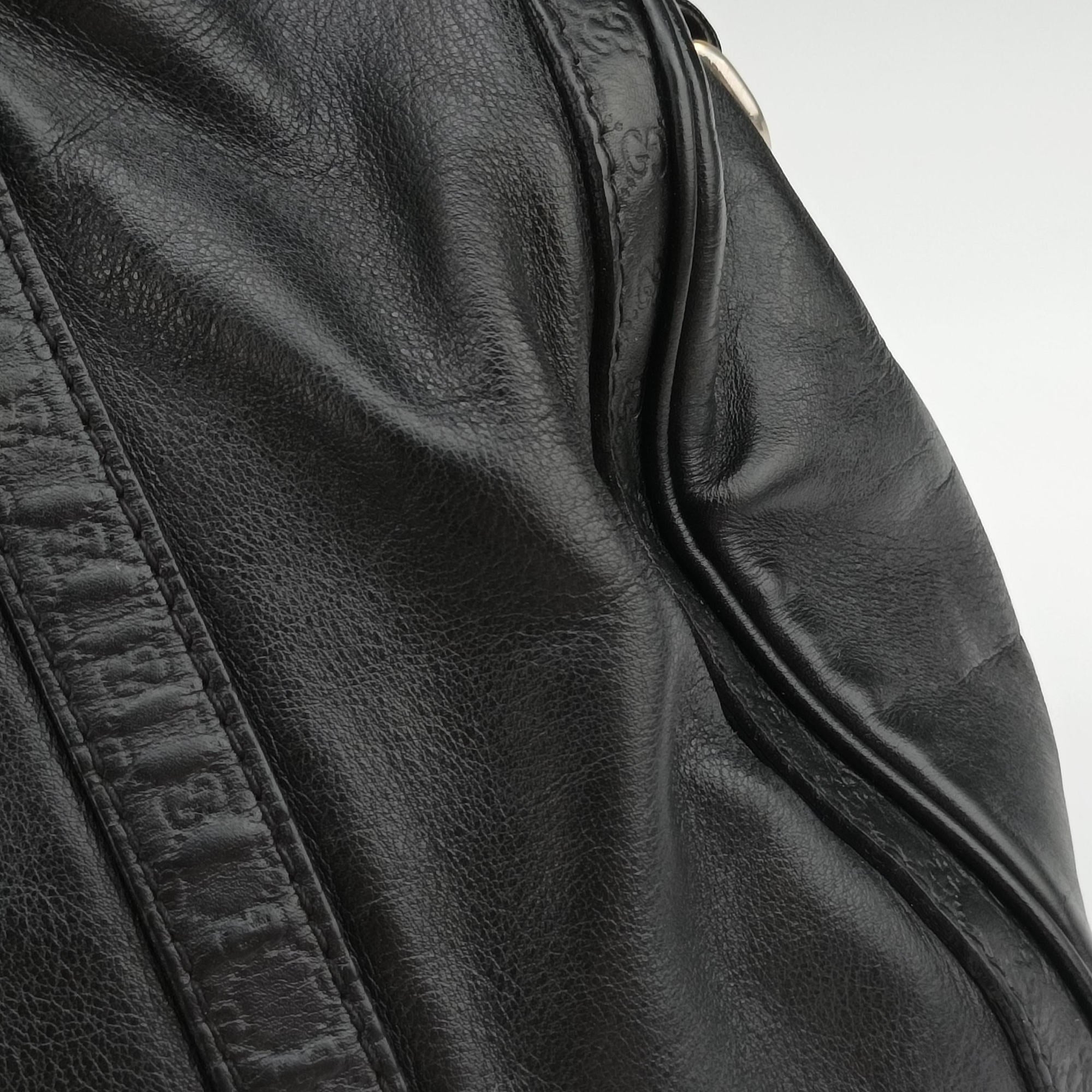 Vintage Gucci Sherry Line Black Leather 247205 shoulderbag | stylenewstar