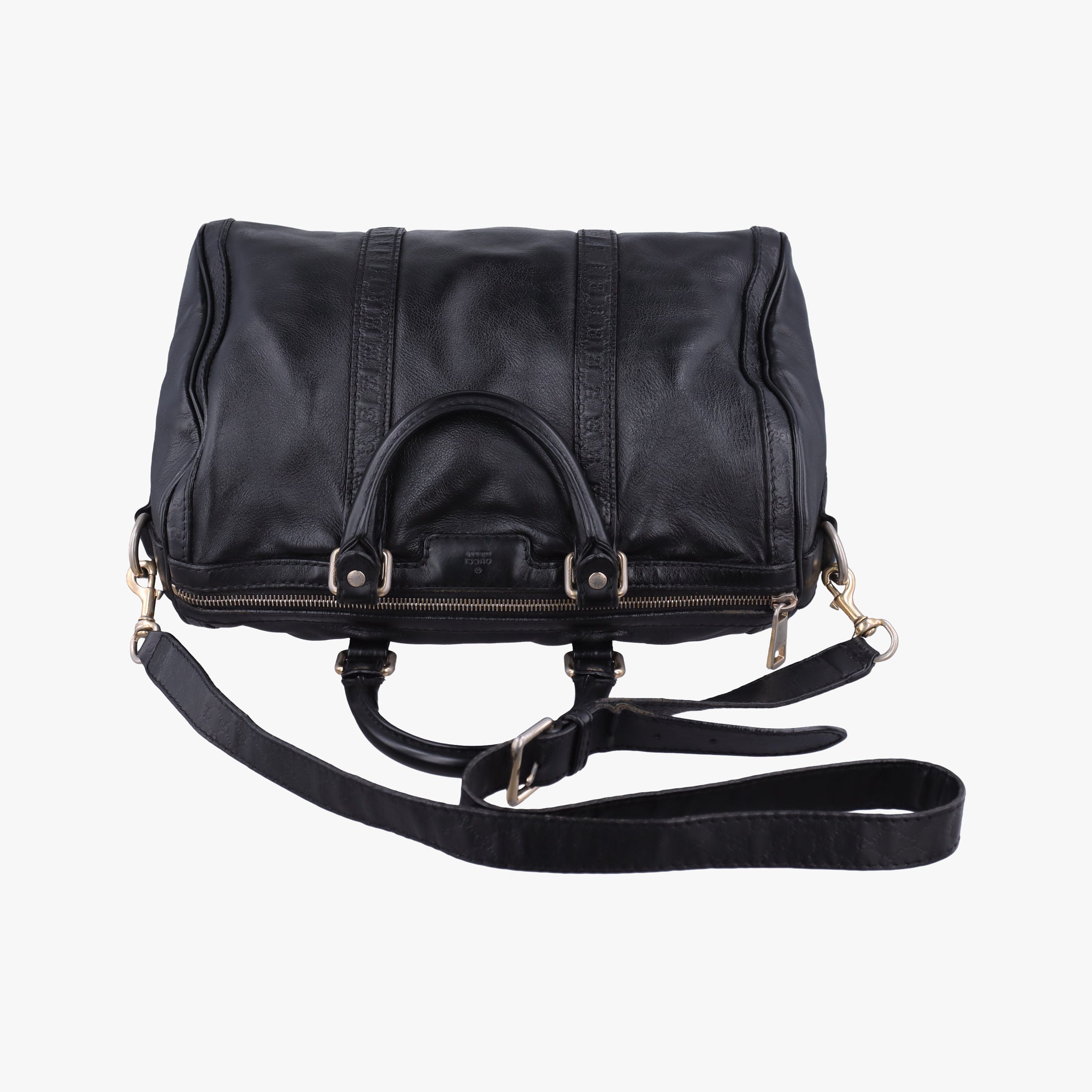 Vintage Gucci Sherry Line Black Leather 247205 shoulderbag | stylenewstar