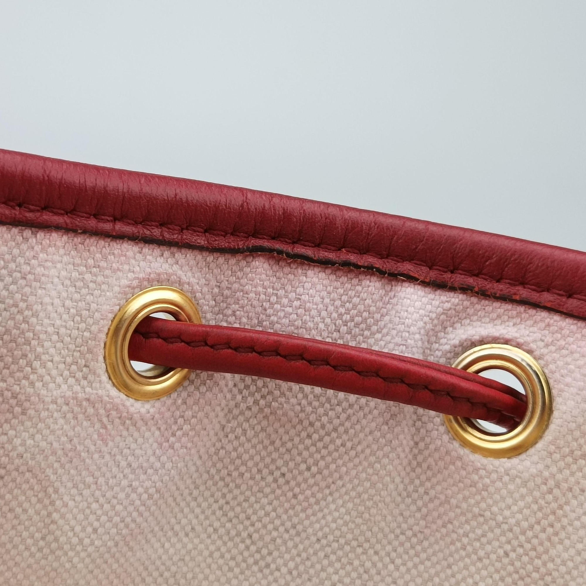 Pre-owned Gucci Doraemon collaboration Brown x red PVC coated canvas×Leather 655597 shoulderbag | stylenewstar