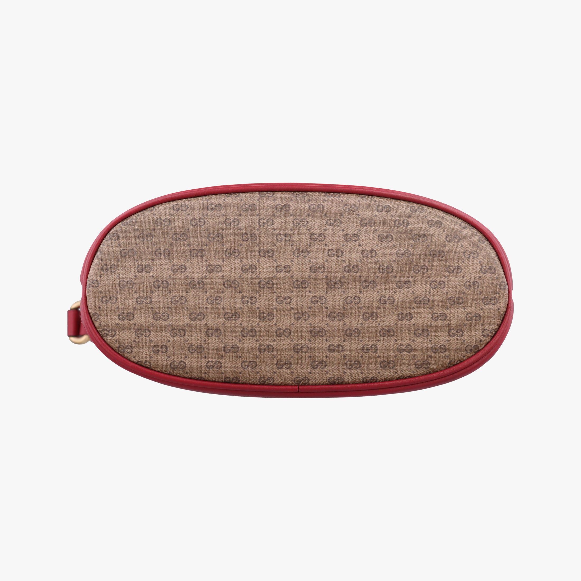 Pre-owned Gucci Doraemon collaboration Brown x red PVC coated canvas×Leather 655597 shoulderbag | stylenewstar