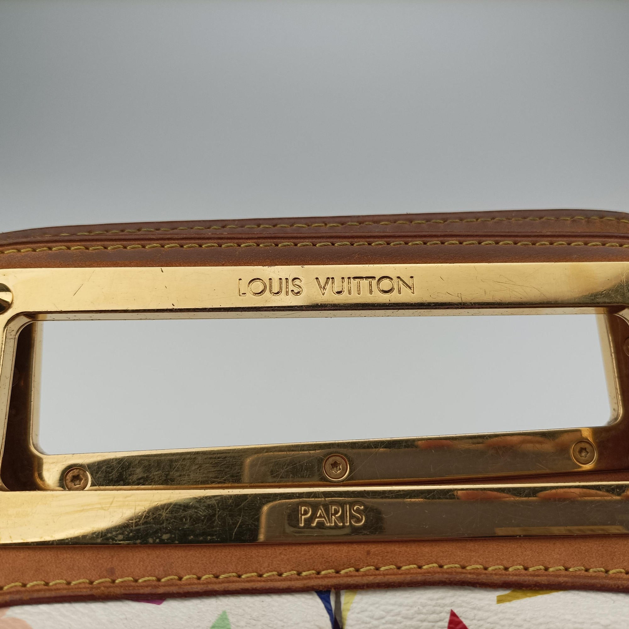 Pre-owned Louis Vuitton JUDY MM white Monogram Multicolor M40255 shoulderbag | stylenewstar