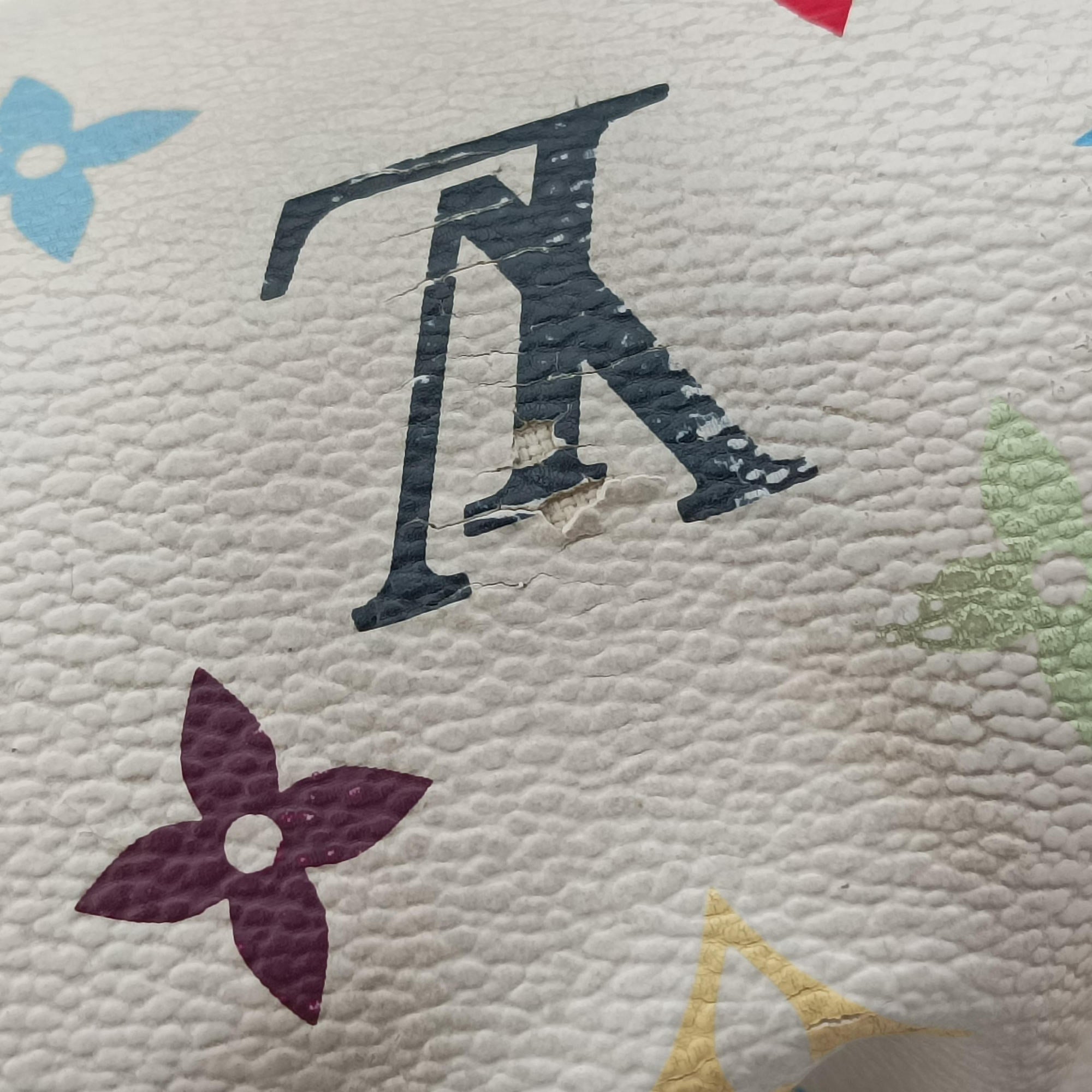 Pre-owned Louis Vuitton JUDY MM white Monogram Multicolor M40255 shoulderbag | stylenewstar