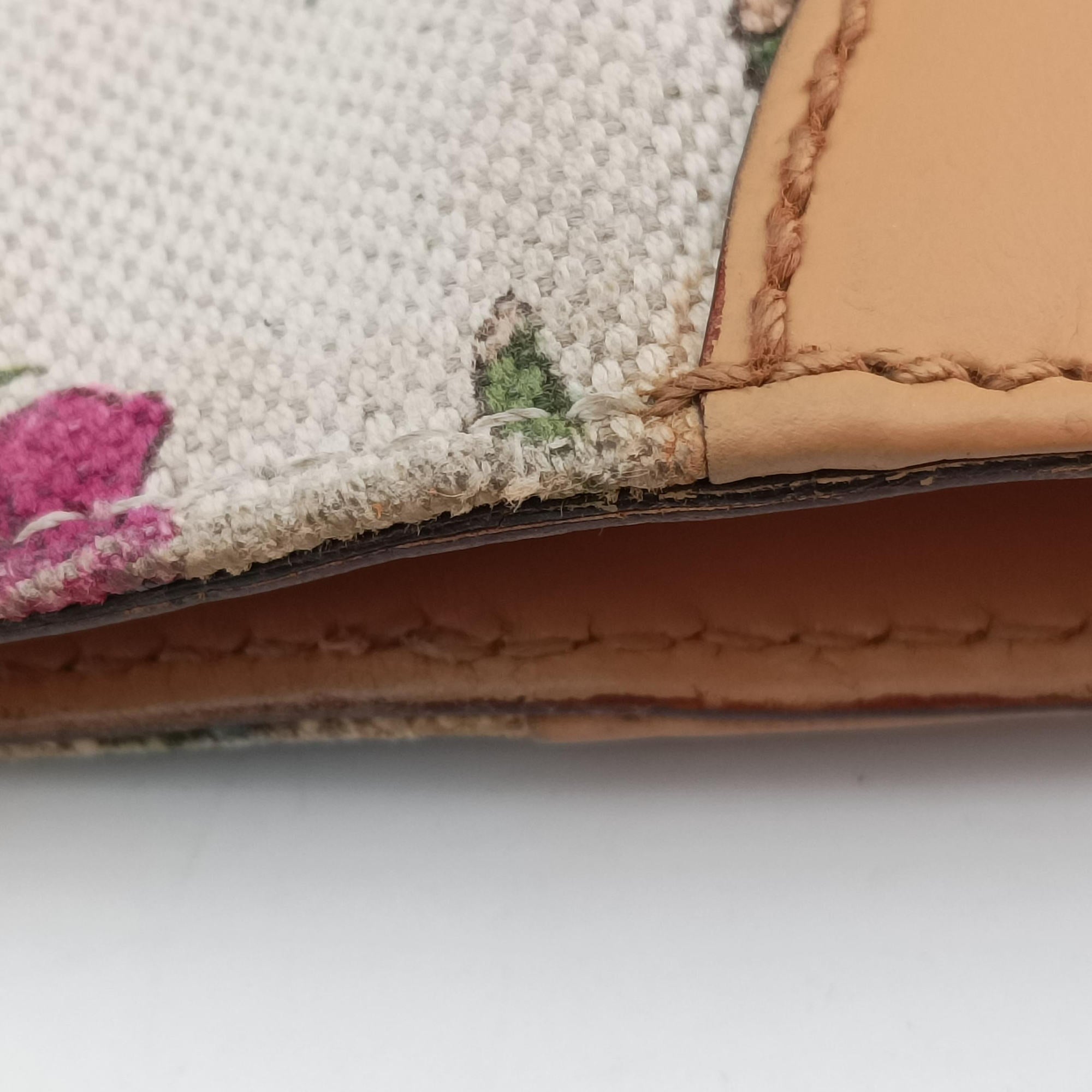 Pre-owned Gucci Horsebit Hobo Ivory×Pink×Multicolor canvas×leather 137388 shoulderbag | stylenewstar