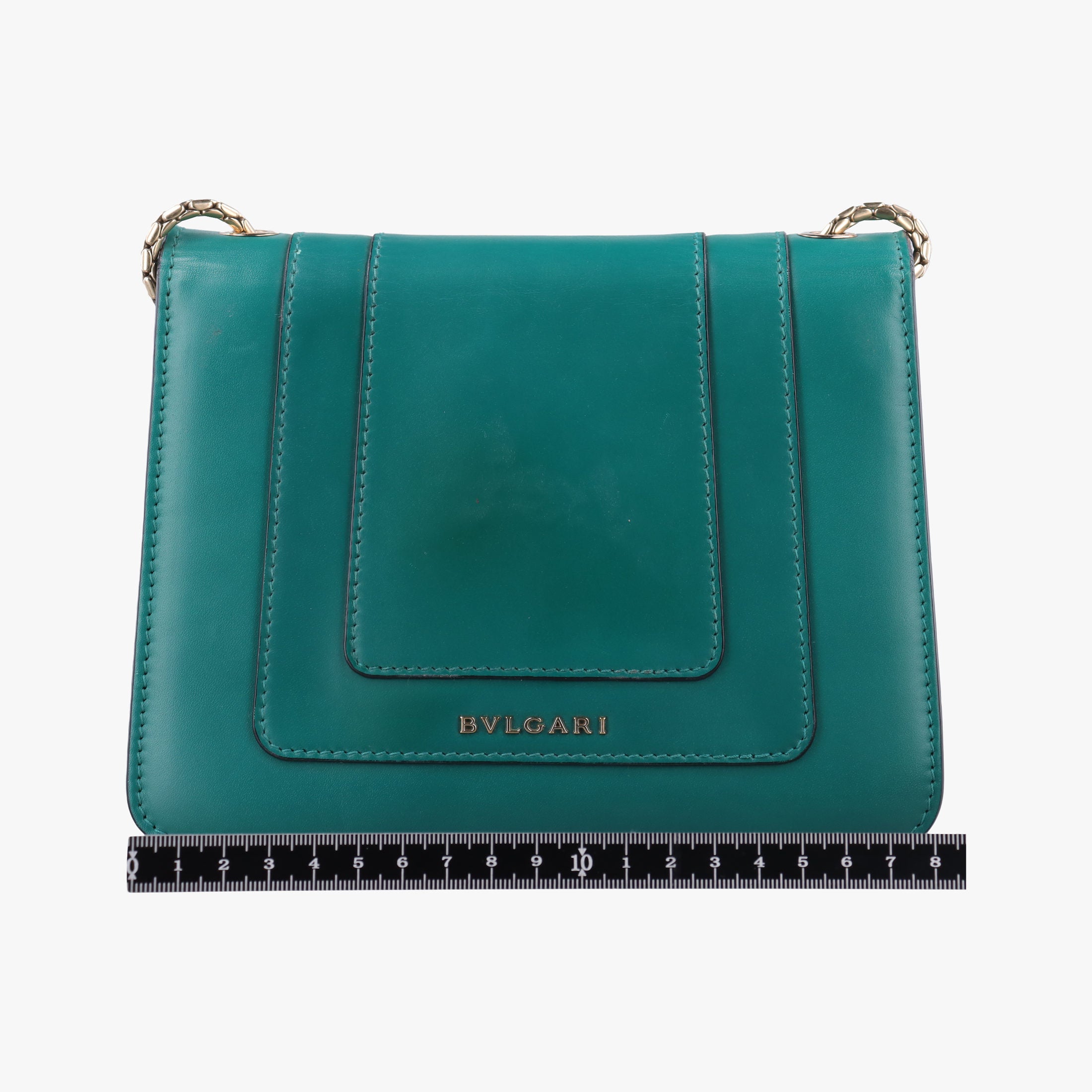 Pre-owned Bvlgari Serpenti Forever Green leather  shoulderbag | stylenewstar