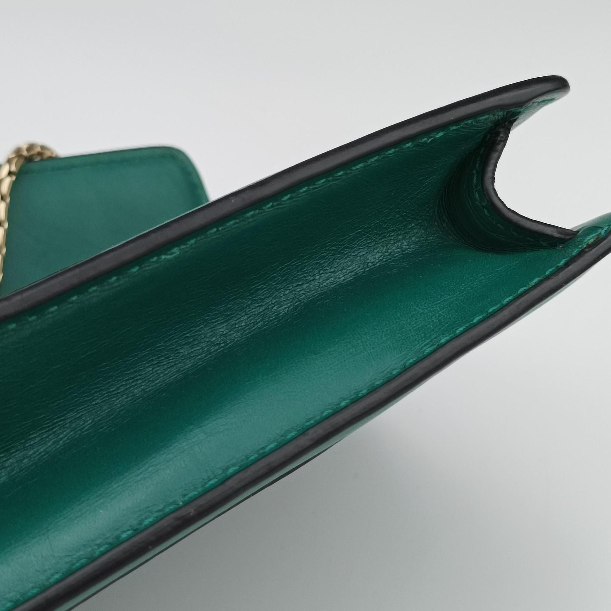 Pre-owned Bvlgari Serpenti Forever Green leather  shoulderbag | stylenewstar