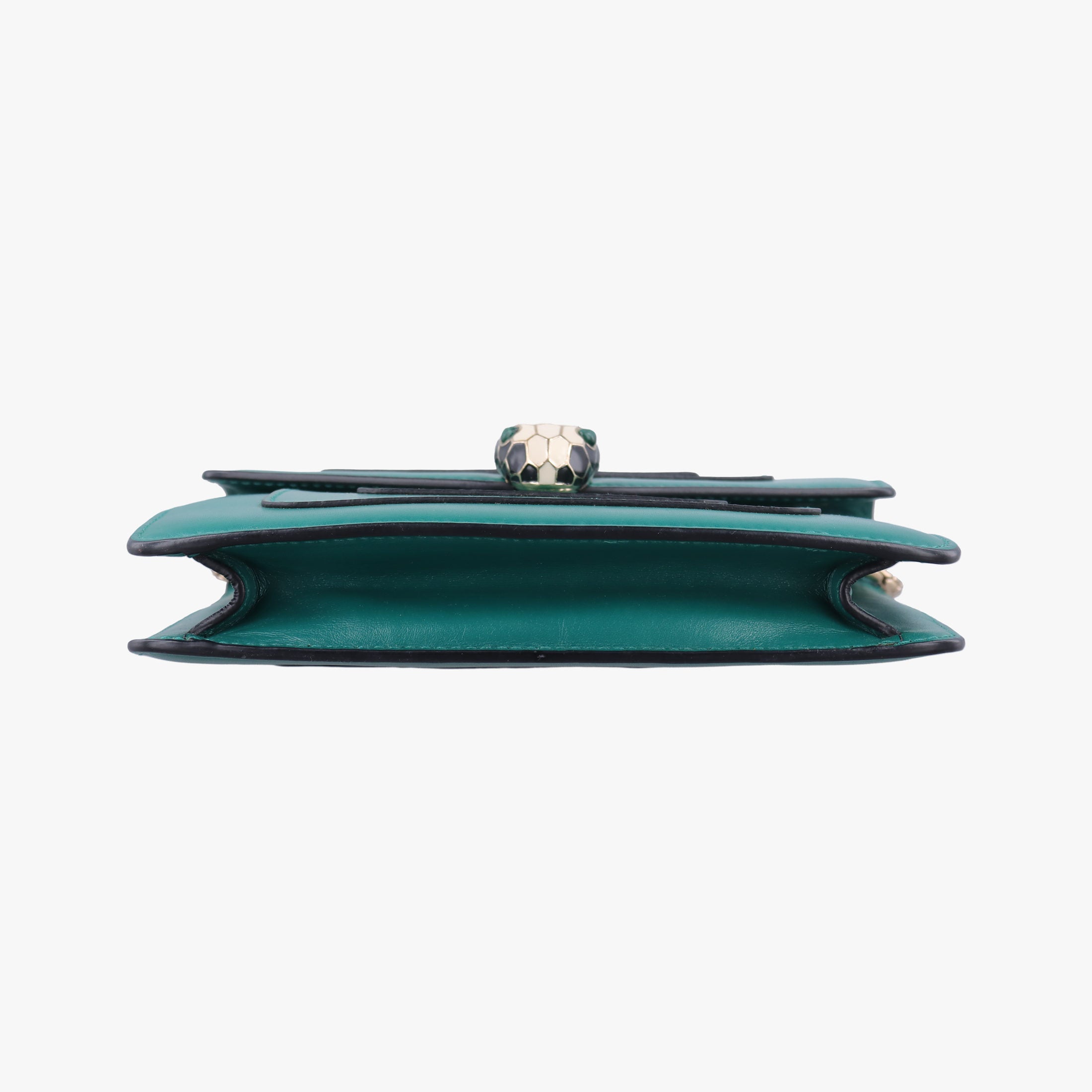 Pre-owned Bvlgari Serpenti Forever Green leather  shoulderbag | stylenewstar