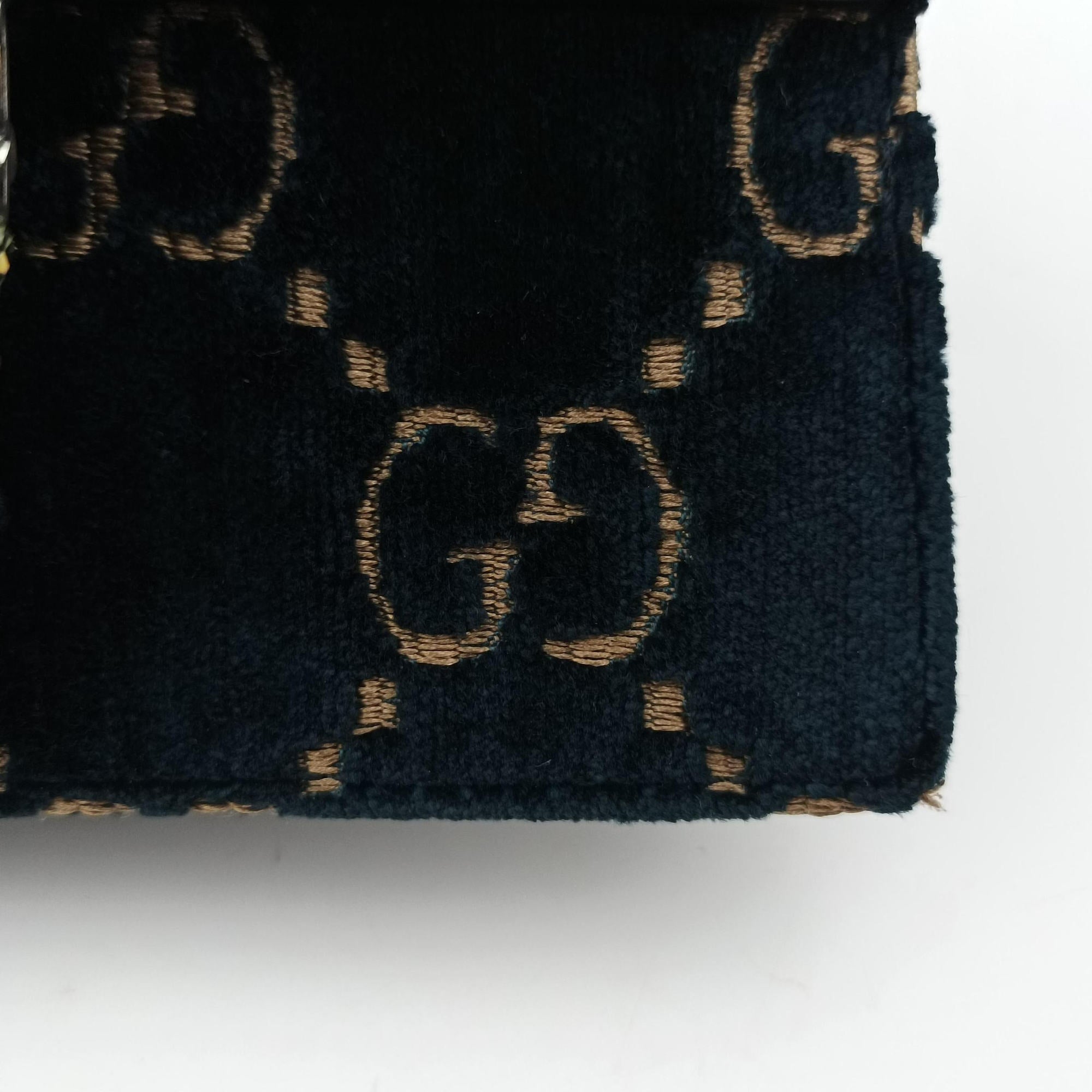 Vintage Gucci Dionysus Navy velour 476432 shoulderbag | stylenewstar