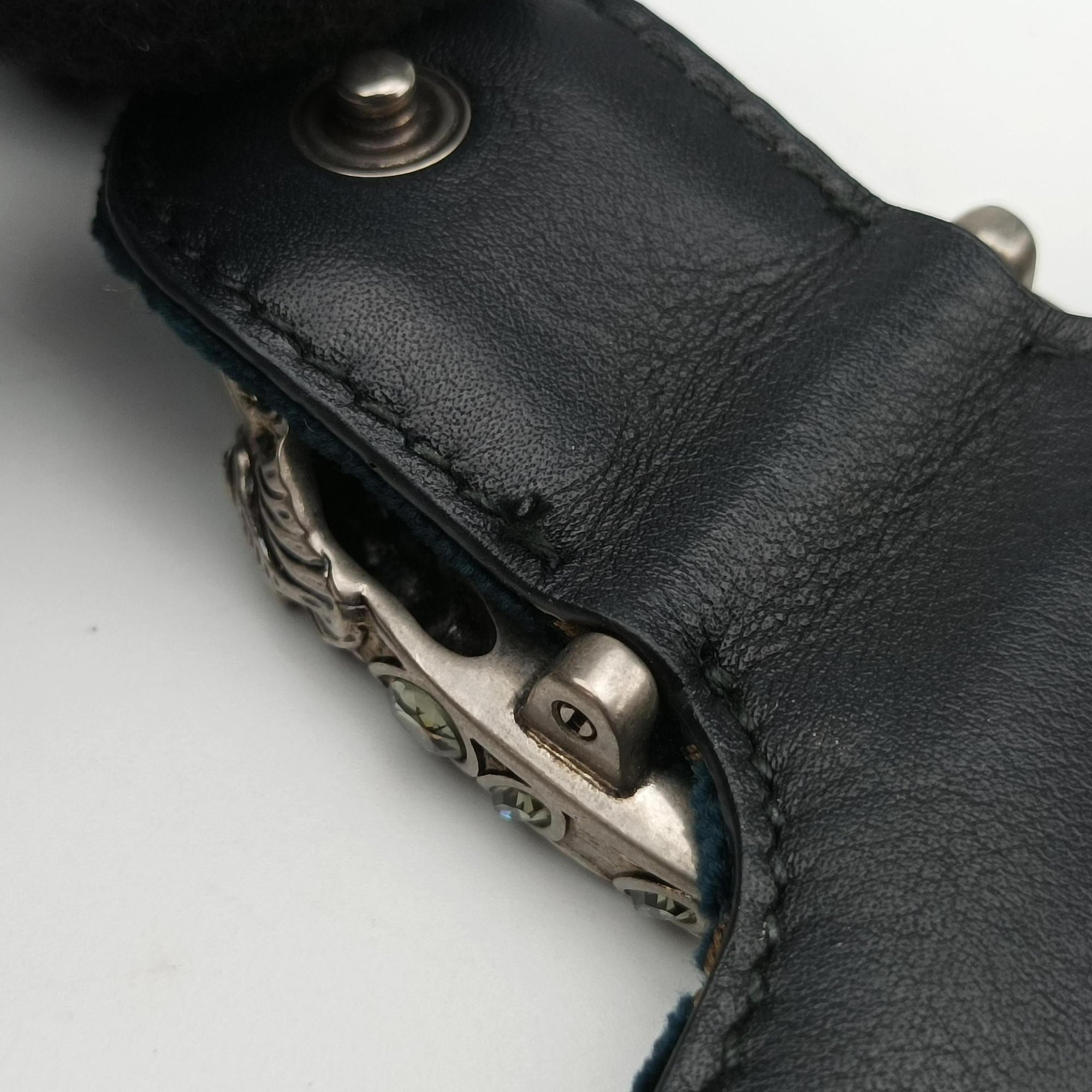 Vintage Gucci Dionysus Navy velour 476432 shoulderbag | stylenewstar