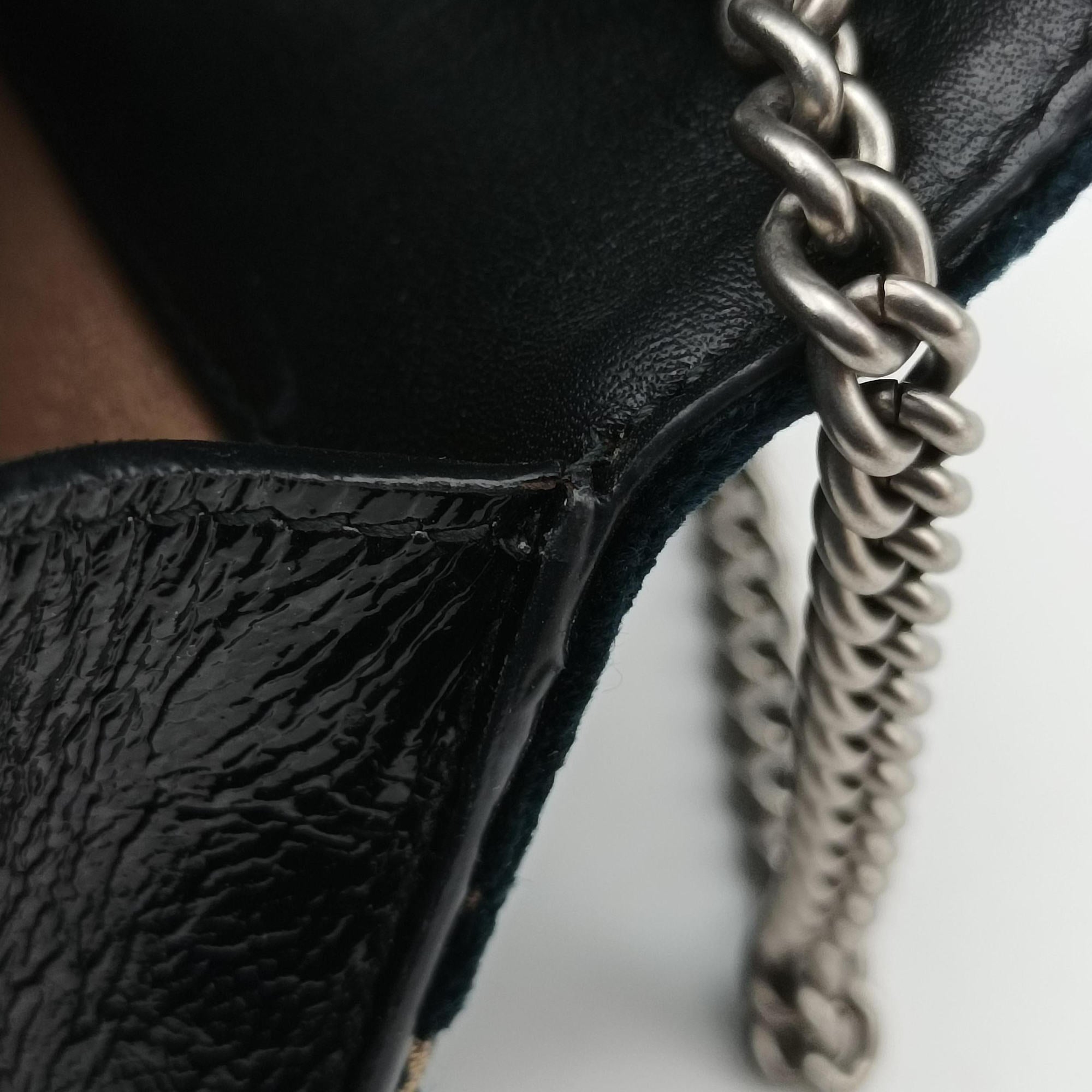 Vintage Gucci Dionysus Navy velour 476432 shoulderbag | stylenewstar