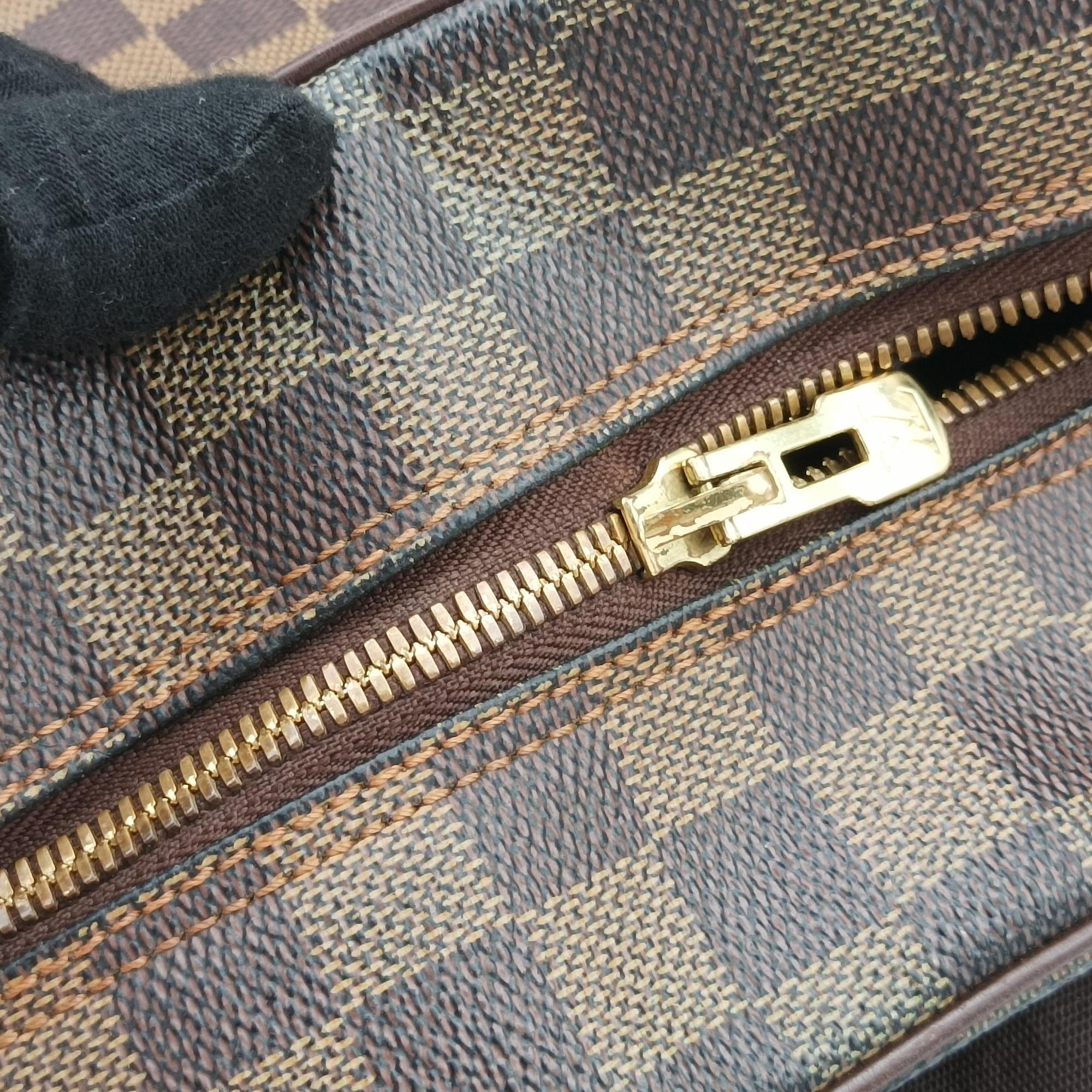 Pre-owned Louis Vuitton OLAV MM EBENE Damier Canvas N41441 shoulderbag | stylenewstar
