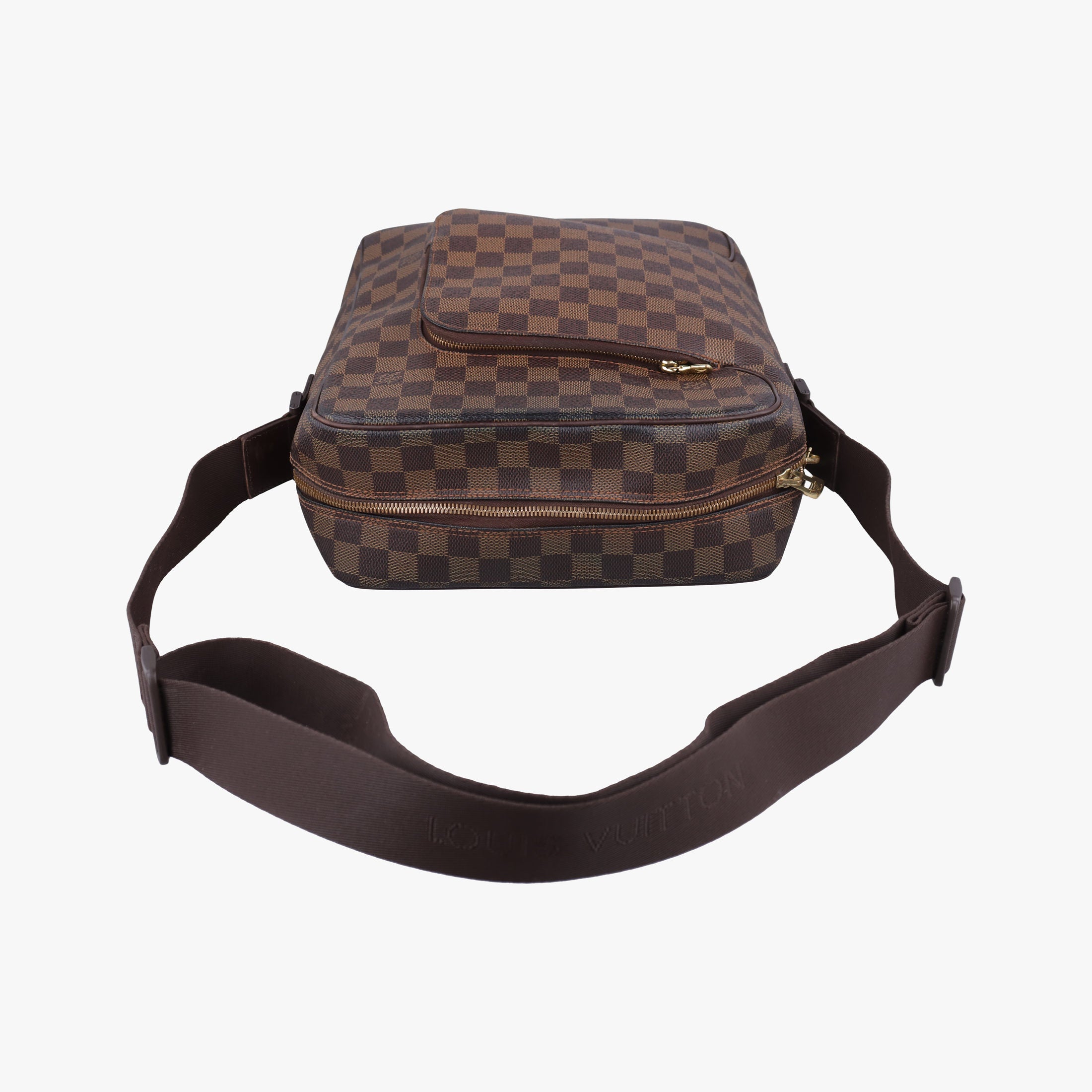 Pre-owned Louis Vuitton OLAV MM EBENE Damier Canvas N41441 shoulderbag | stylenewstar