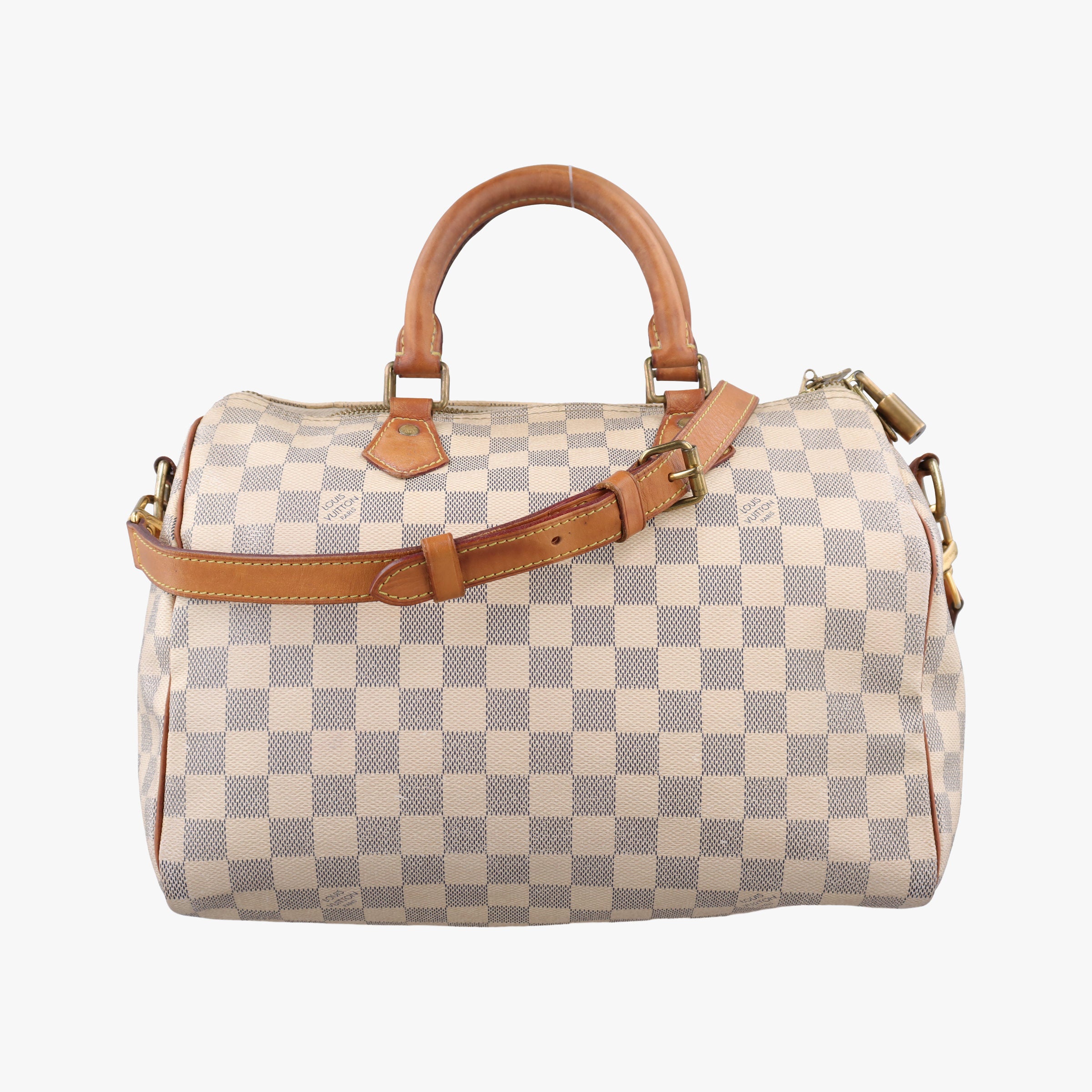 Pre-owned Louis Vuitton Speedy30 Azur Damier Canvas N41533 shoulderbag | stylenewstar