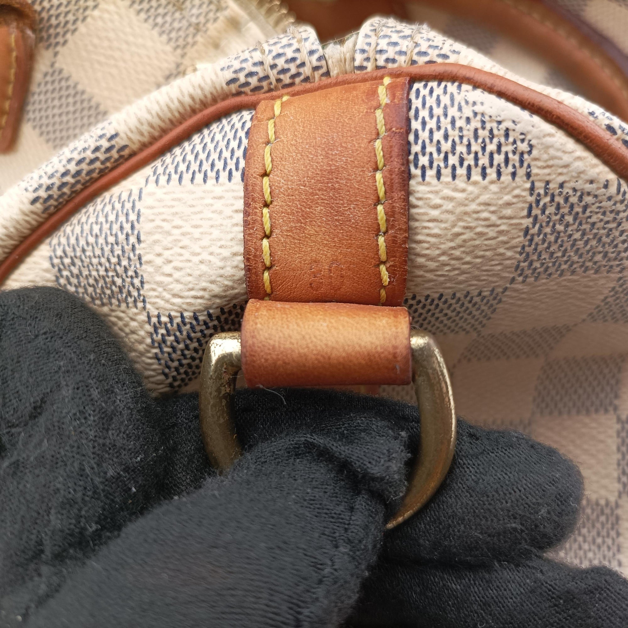 Pre-owned Louis Vuitton Speedy30 Azur Damier Canvas N41533 shoulderbag | stylenewstar