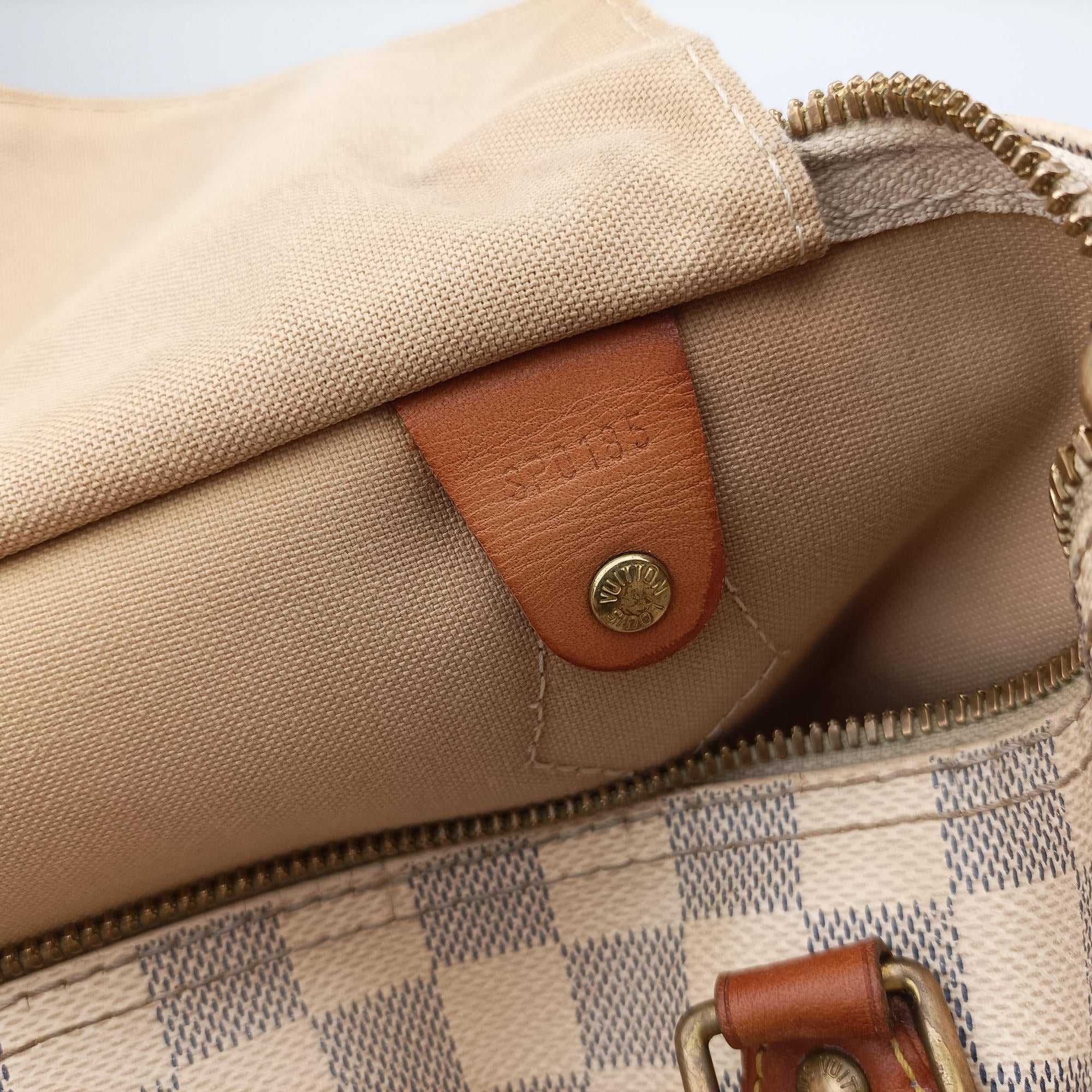 Pre-owned Louis Vuitton Speedy30 Azur Damier Canvas N41533 shoulderbag | stylenewstar