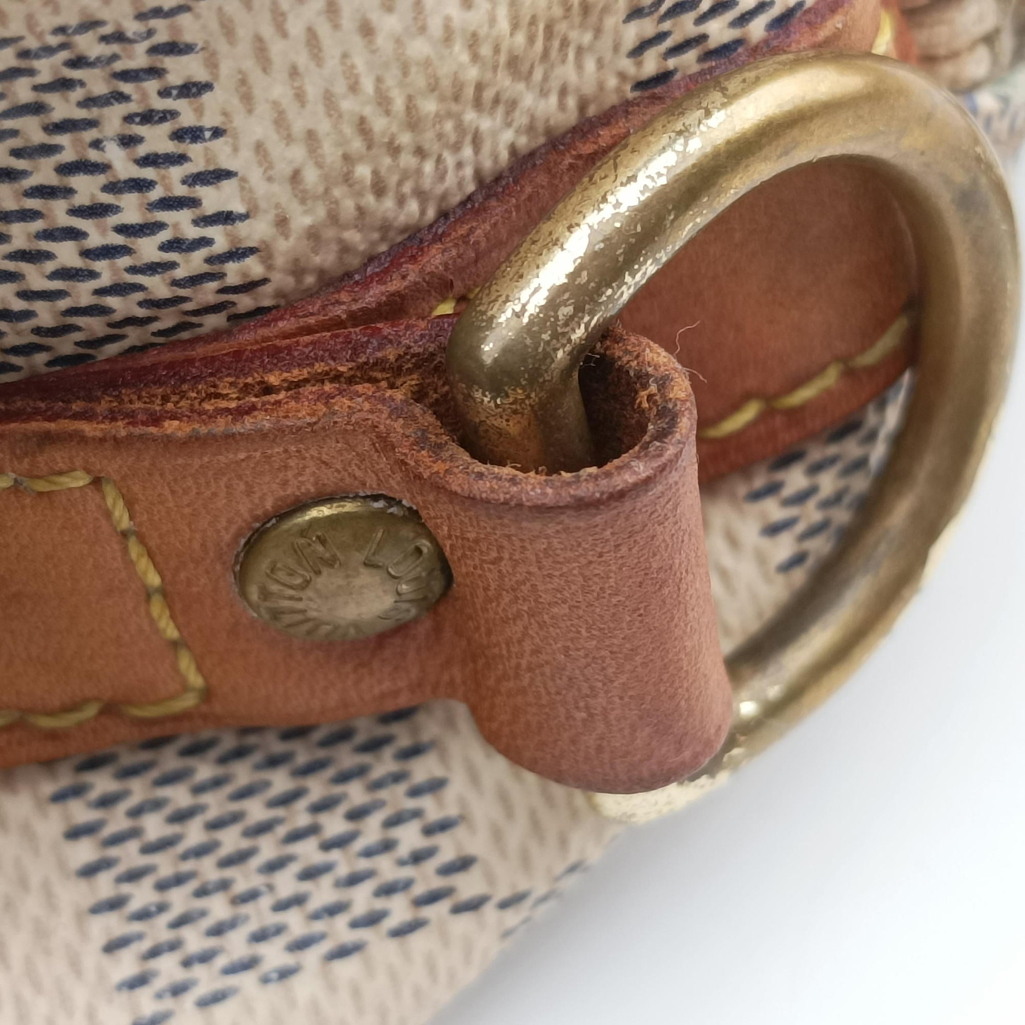 Pre-owned Louis Vuitton Speedy30 Azur Damier Canvas N41533 shoulderbag | stylenewstar