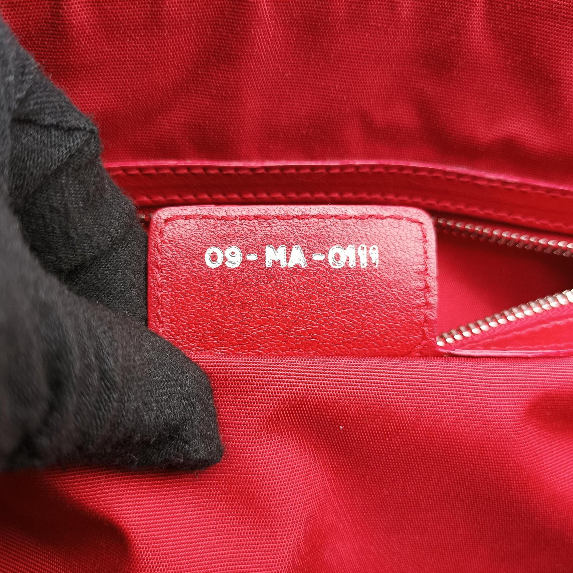 Pre-owned Christian Dior Granville Red lambskin  shoulderbag | stylenewstar