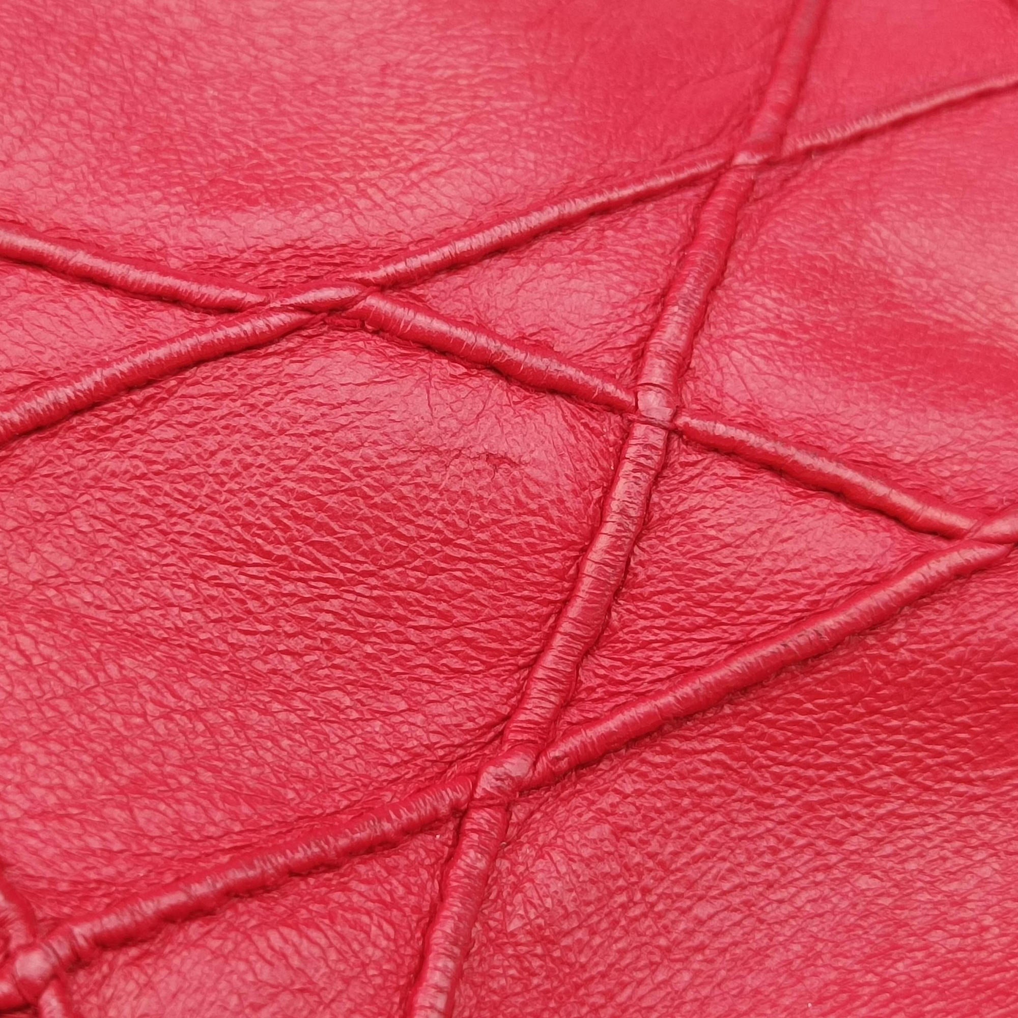 Pre-owned Christian Dior Granville Red lambskin  shoulderbag | stylenewstar