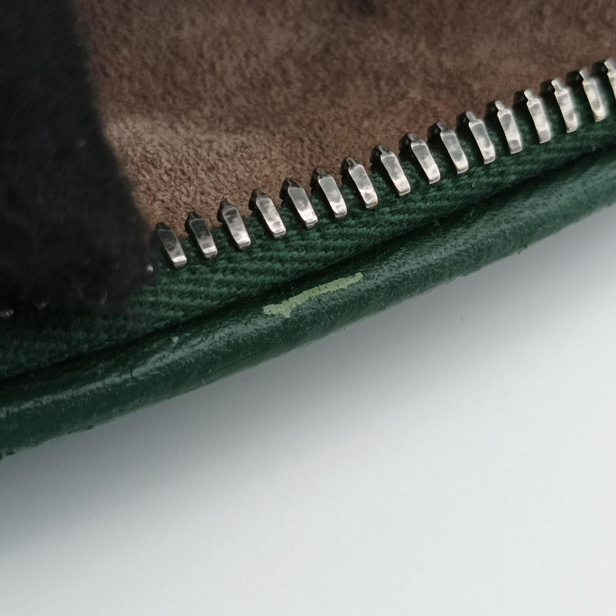 Pre-owned Bottega Veneta NODINI Intrecciato Green lambskin  shoulderbag | stylenewstar