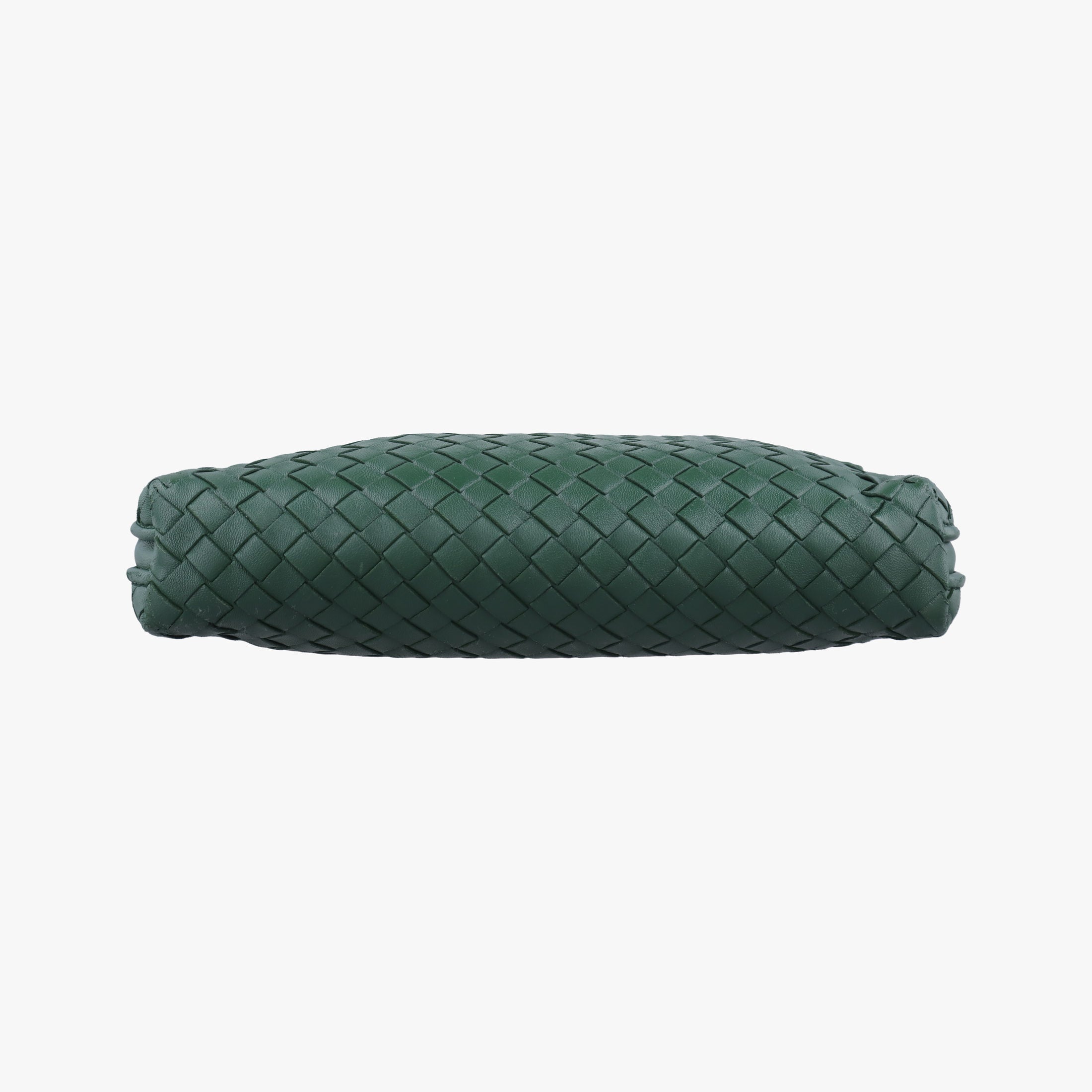 Pre-owned Bottega Veneta NODINI Intrecciato Green lambskin  shoulderbag | stylenewstar