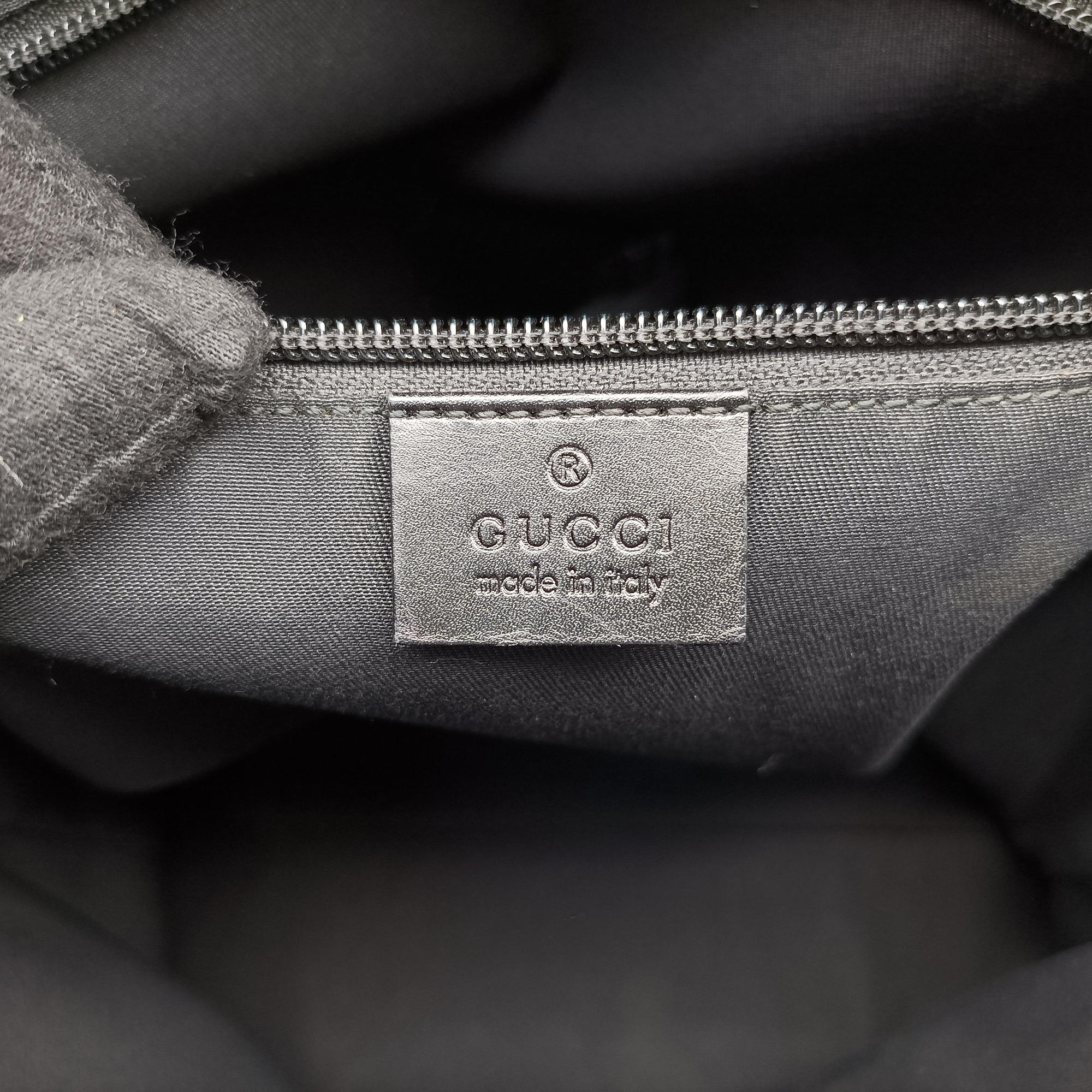 Pre-owned Gucci Diamante tote Black Leather 223668 handbag | stylenewstar