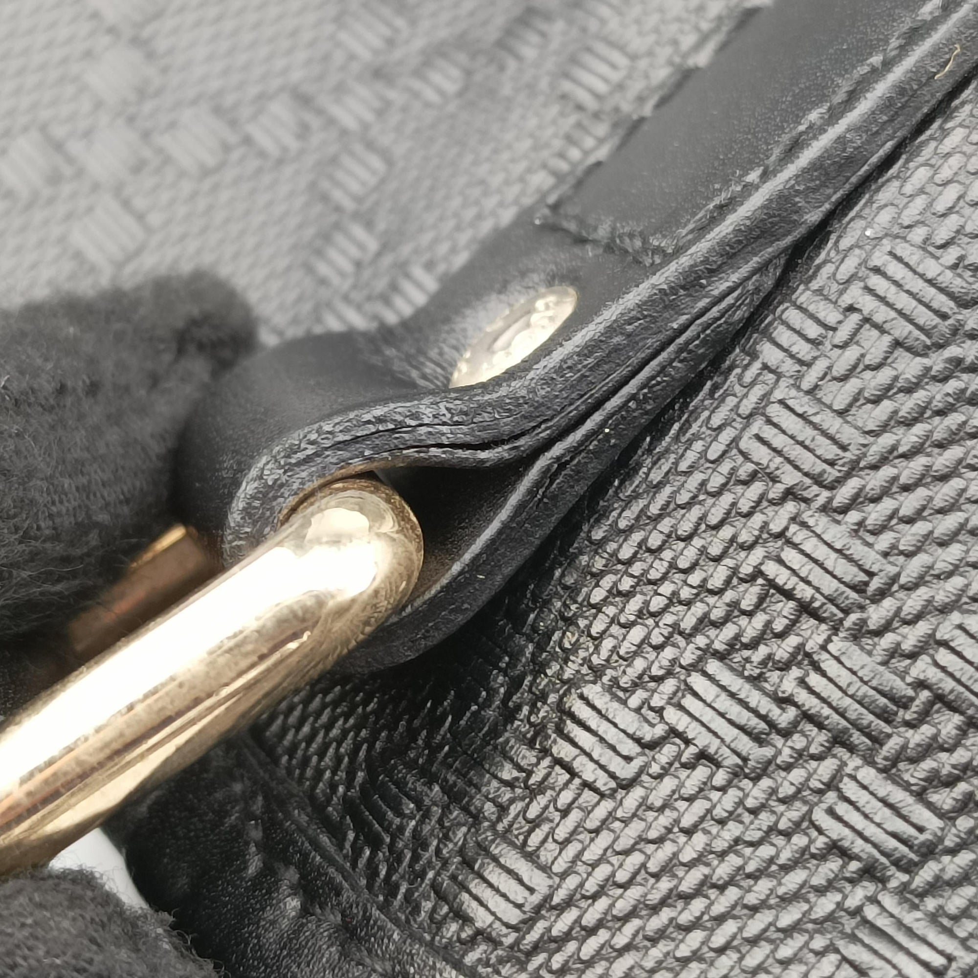 Pre-owned Gucci Diamante tote Black Leather 223668 handbag | stylenewstar