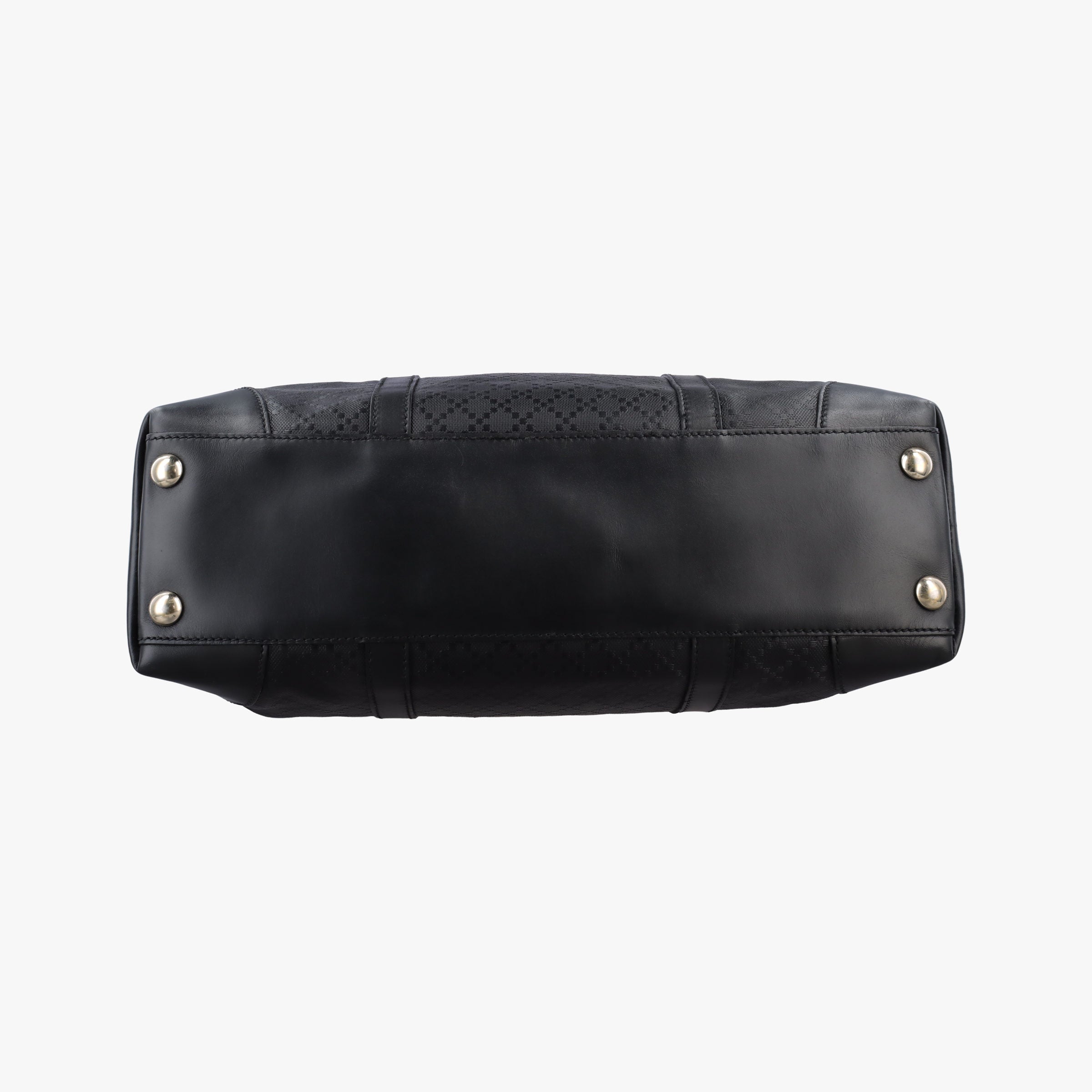 Pre-owned Gucci Diamante tote Black Leather 223668 handbag | stylenewstar