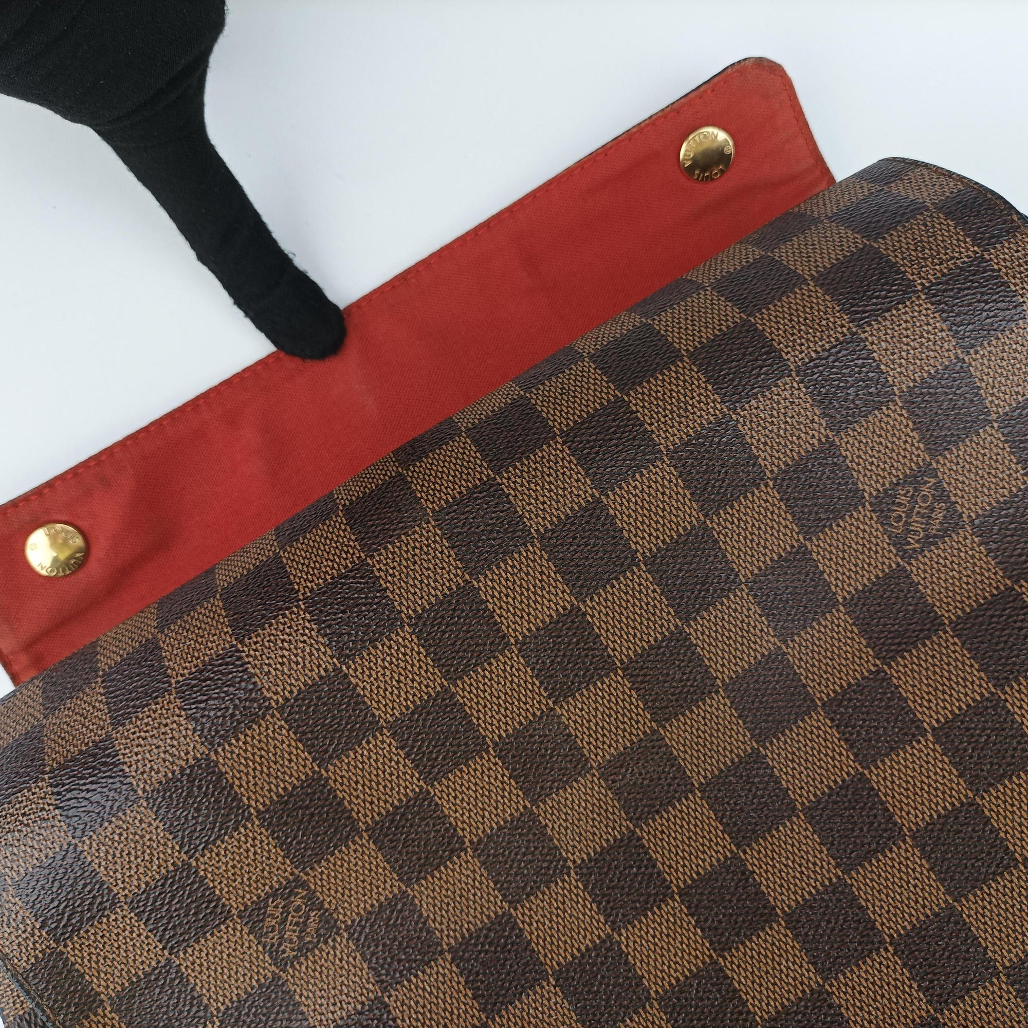 Vintage Louis Vuitton NAVIGLIO EBENE Damier Canvas N45255 shoulderbag | stylenewstar