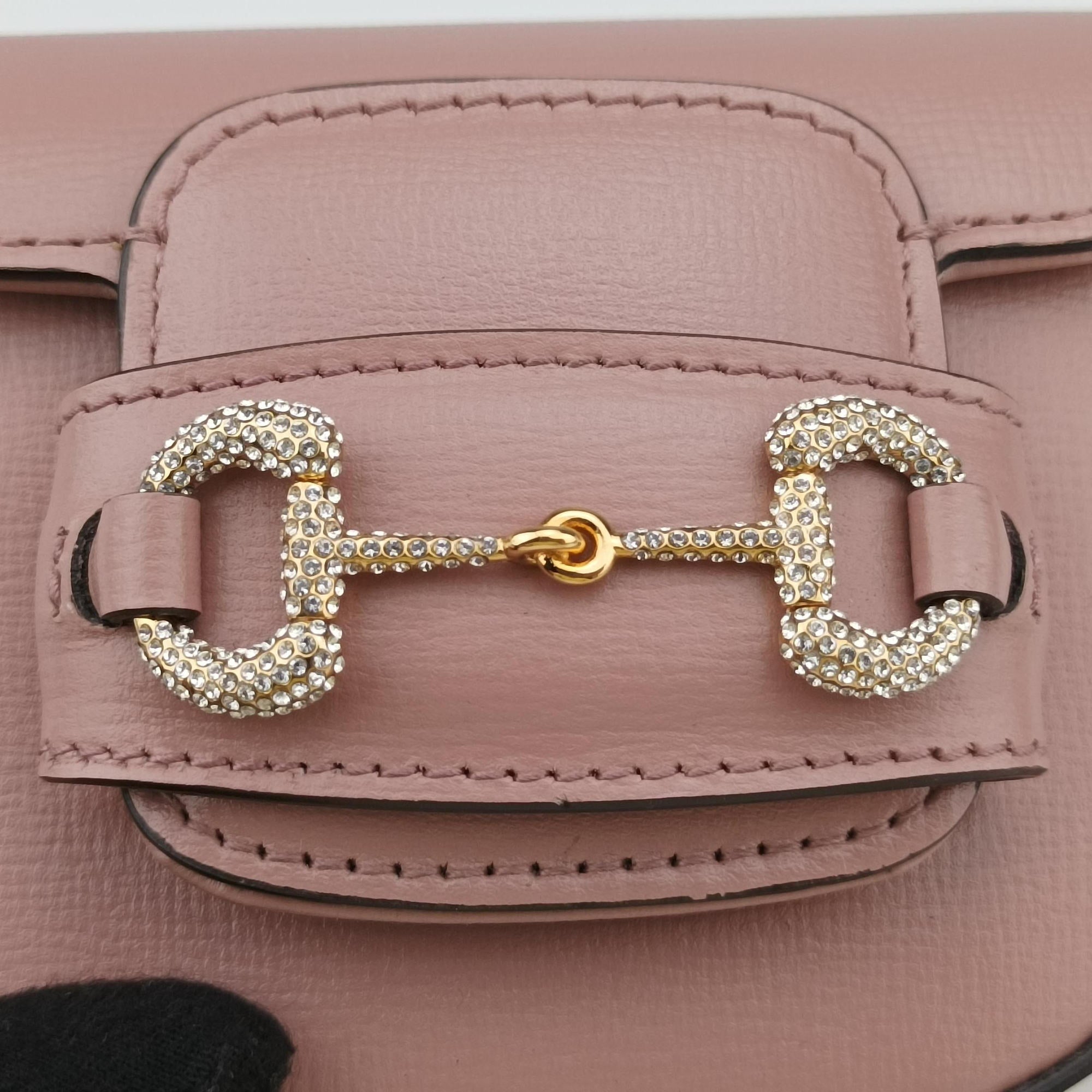 Vintage Gucci HORSEBIT Pink Leather 764504 shoulderbag | stylenewstar
