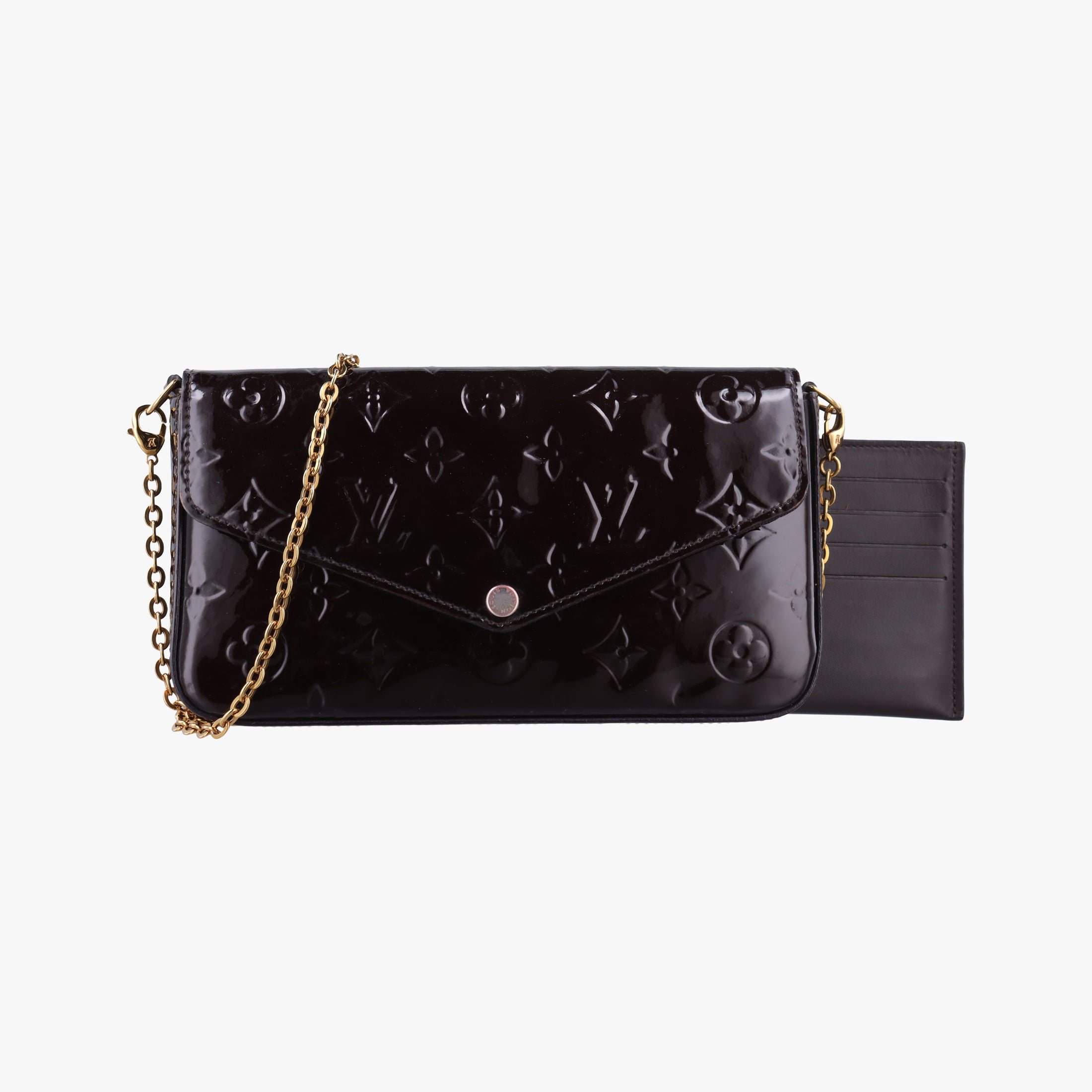 Secondhand Louis Vuitton Pochette Felice Amarante Vernis M61267 shoulderbag | stylenewstar