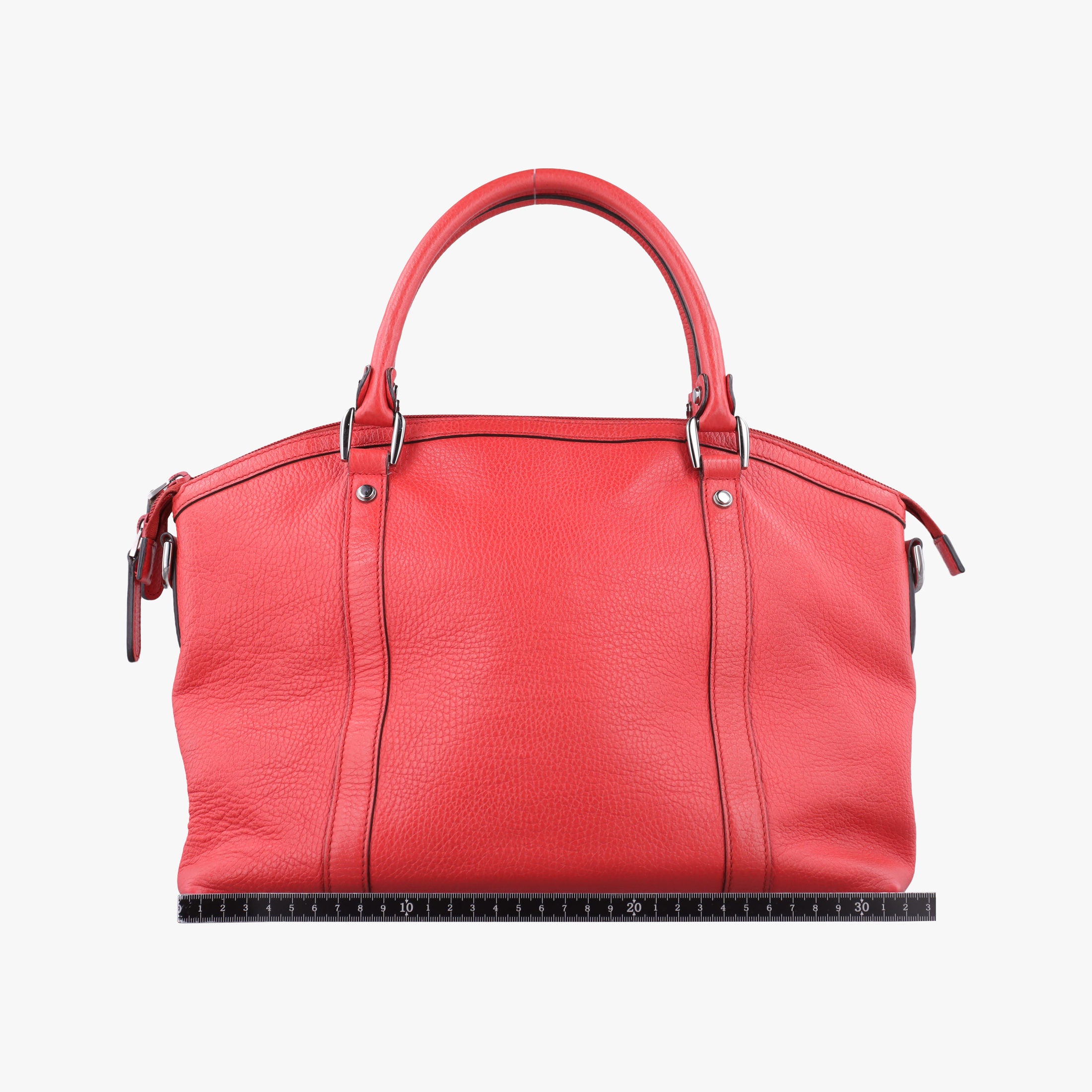 Pre-owned Gucci charm dome Red Leather 341503 shoulderbag | stylenewstar