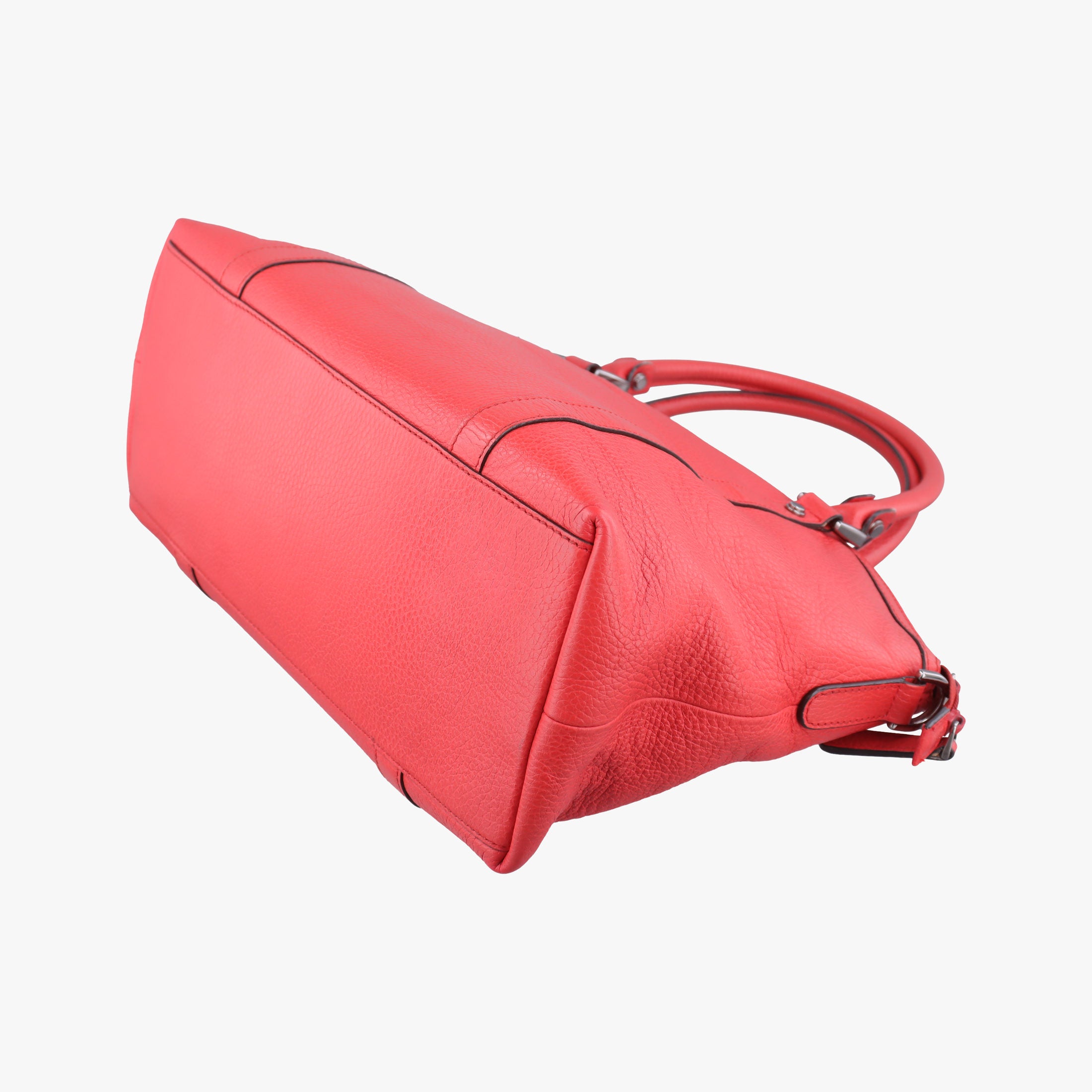 Pre-owned Gucci charm dome Red Leather 341503 shoulderbag | stylenewstar