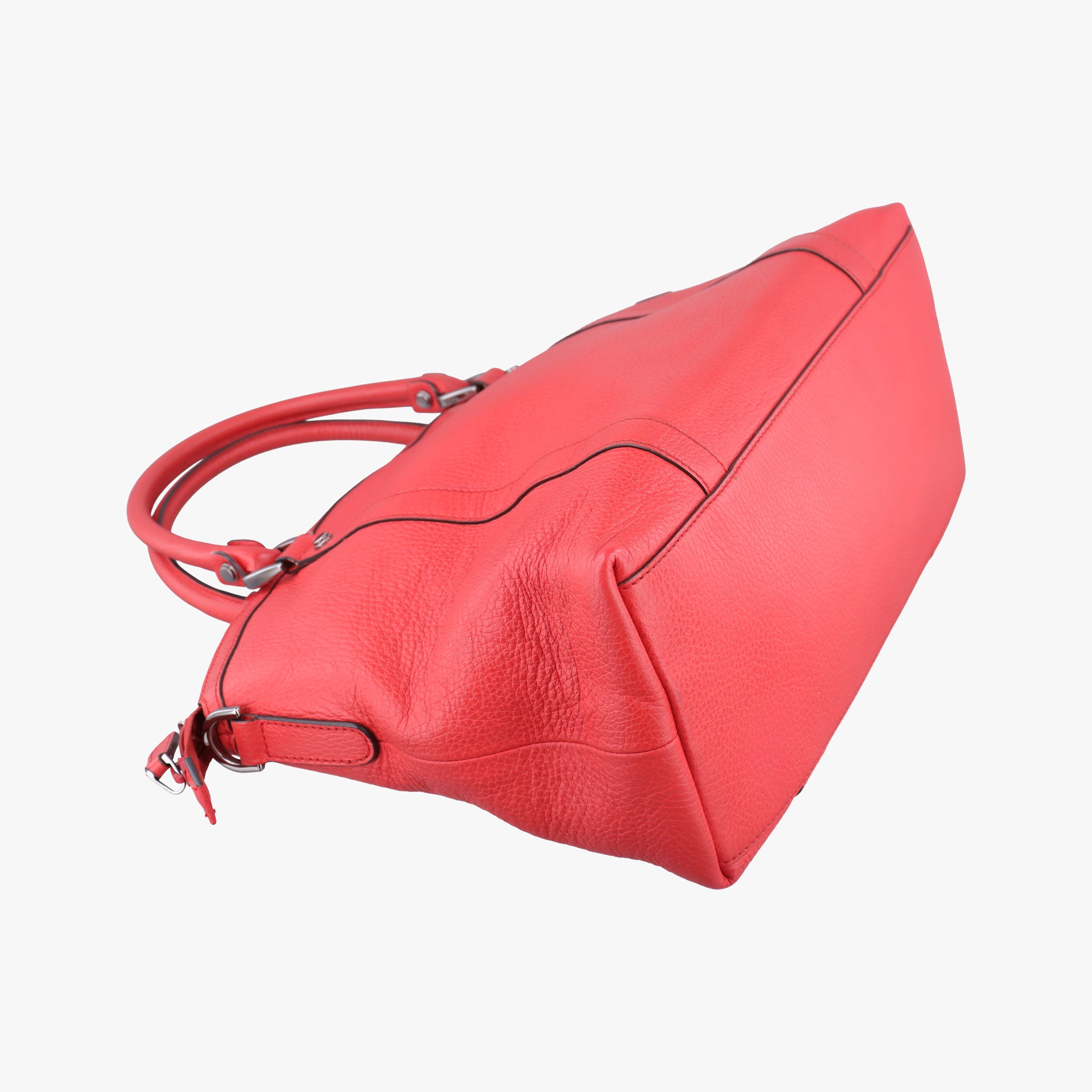 Pre-owned Gucci charm dome Red Leather 341503 shoulderbag | stylenewstar