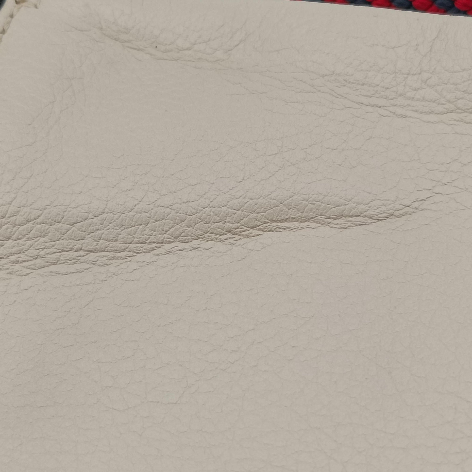 Pre-owned Gucci Gucci print White Leather 523586 backpack/rucksack | stylenewstar