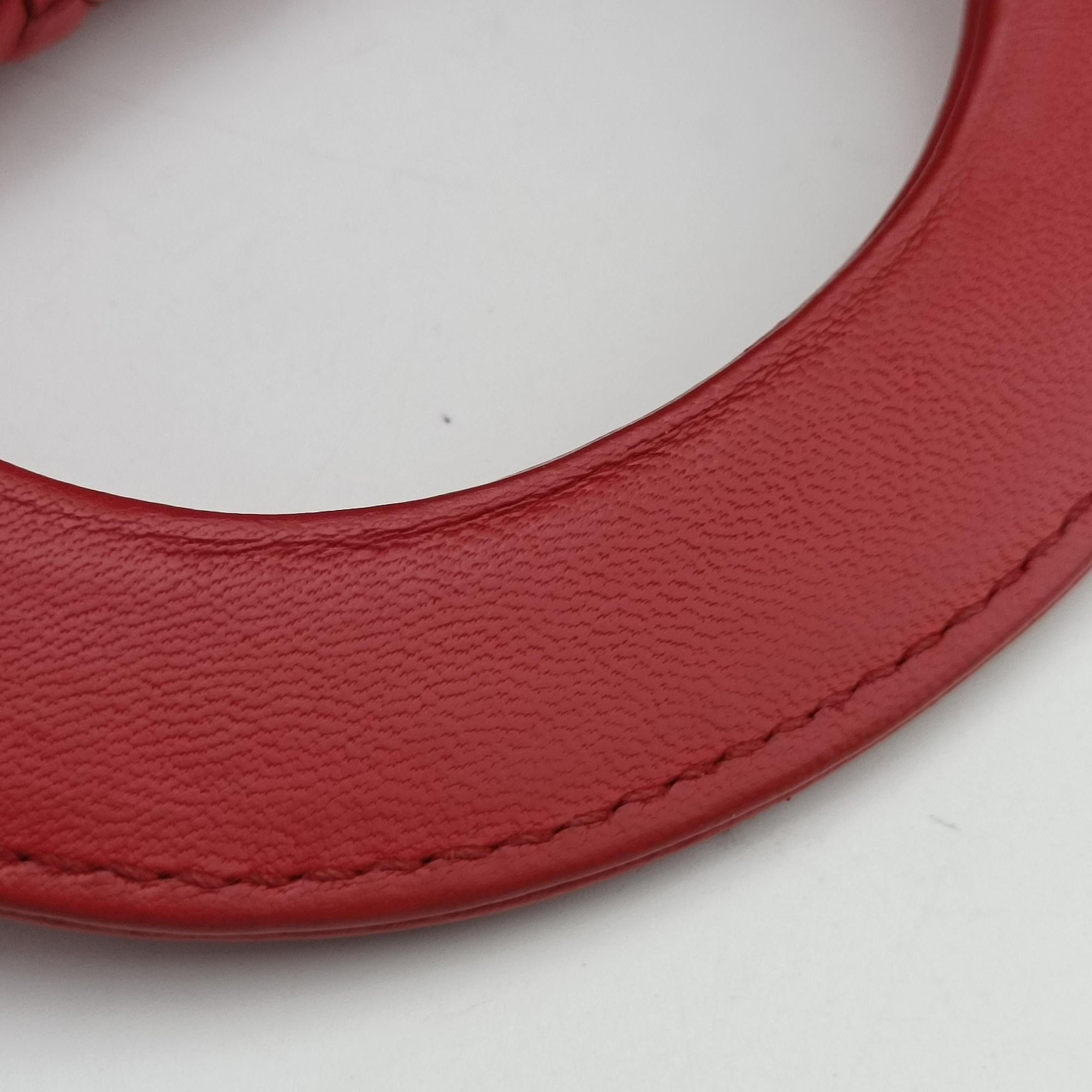 Pre-owned Christian Dior Soft Lady Dior Red lambskin  handbag | stylenewstar