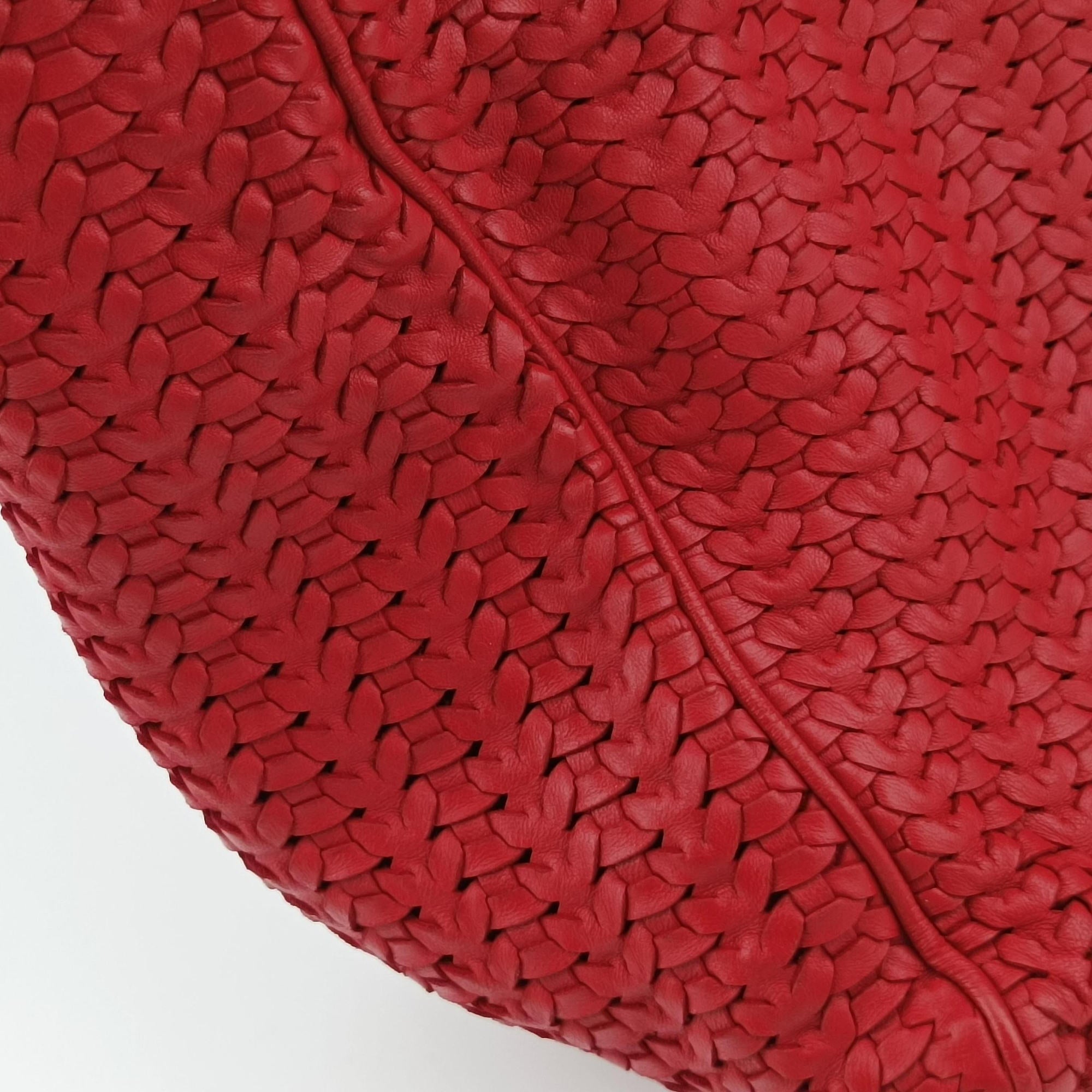 Pre-owned Christian Dior Soft Lady Dior Red lambskin  handbag | stylenewstar