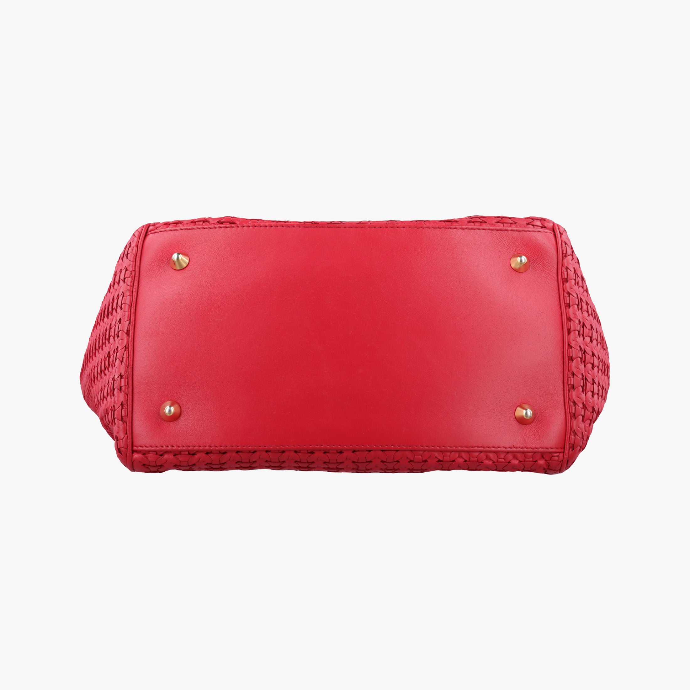 Pre-owned Christian Dior Soft Lady Dior Red lambskin  handbag | stylenewstar