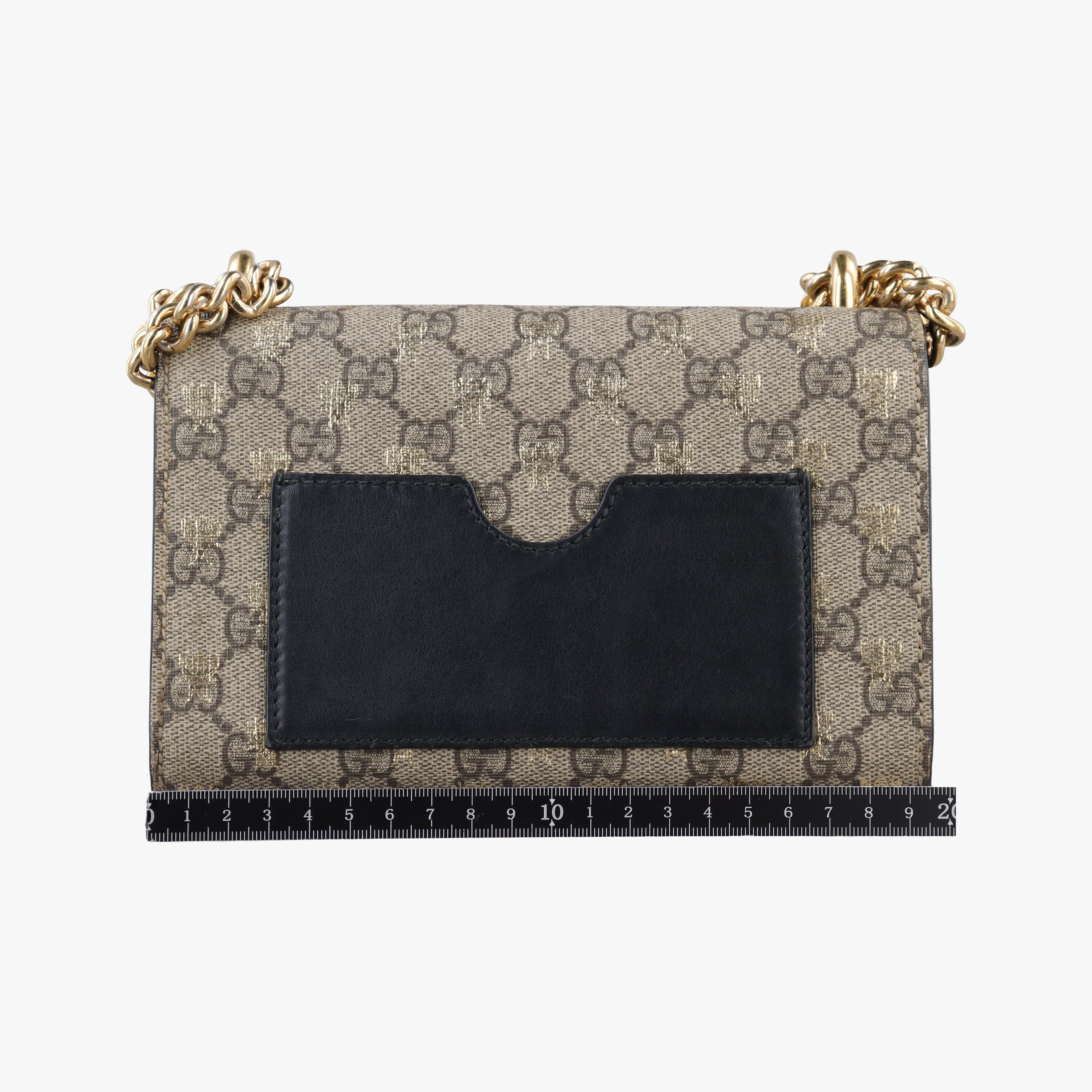Pre-owned Gucci Padlock Brown PVC coated canvas 409487 shoulderbag | stylenewstar