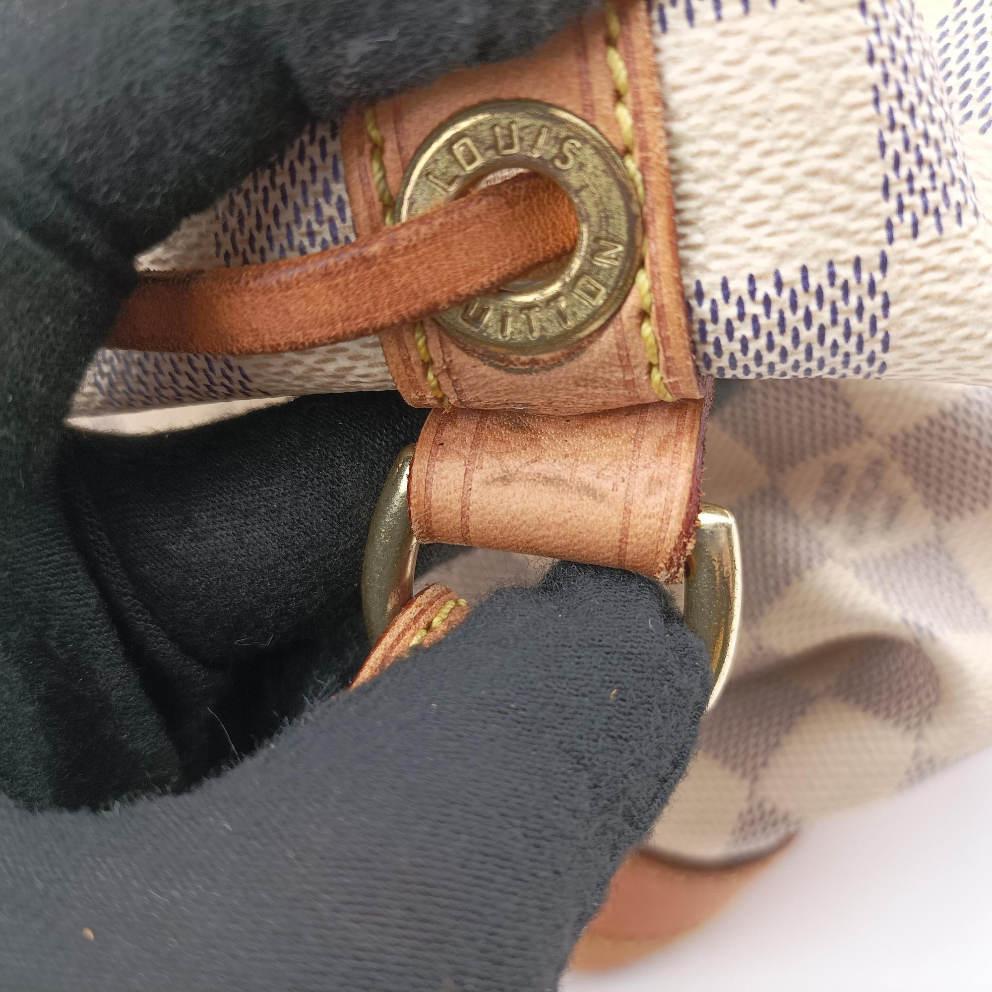 Secondhand Louis Vuitton NOe AZUR Damier Canvas N42222 shoulderbag | stylenewstar