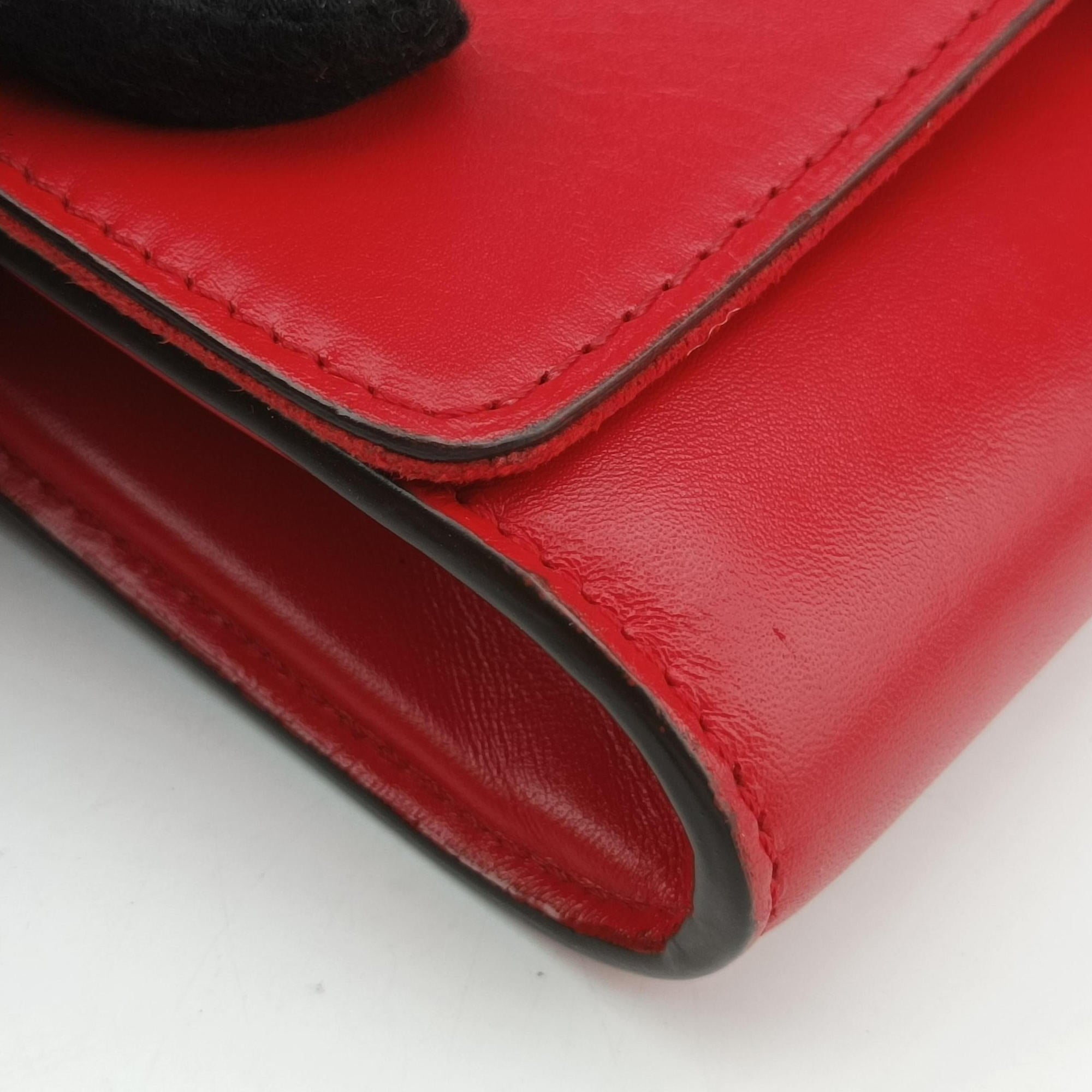 Secondhand Louis Vuitton Pochette Louise GM Red leather M94647 shoulderbag | stylenewstar