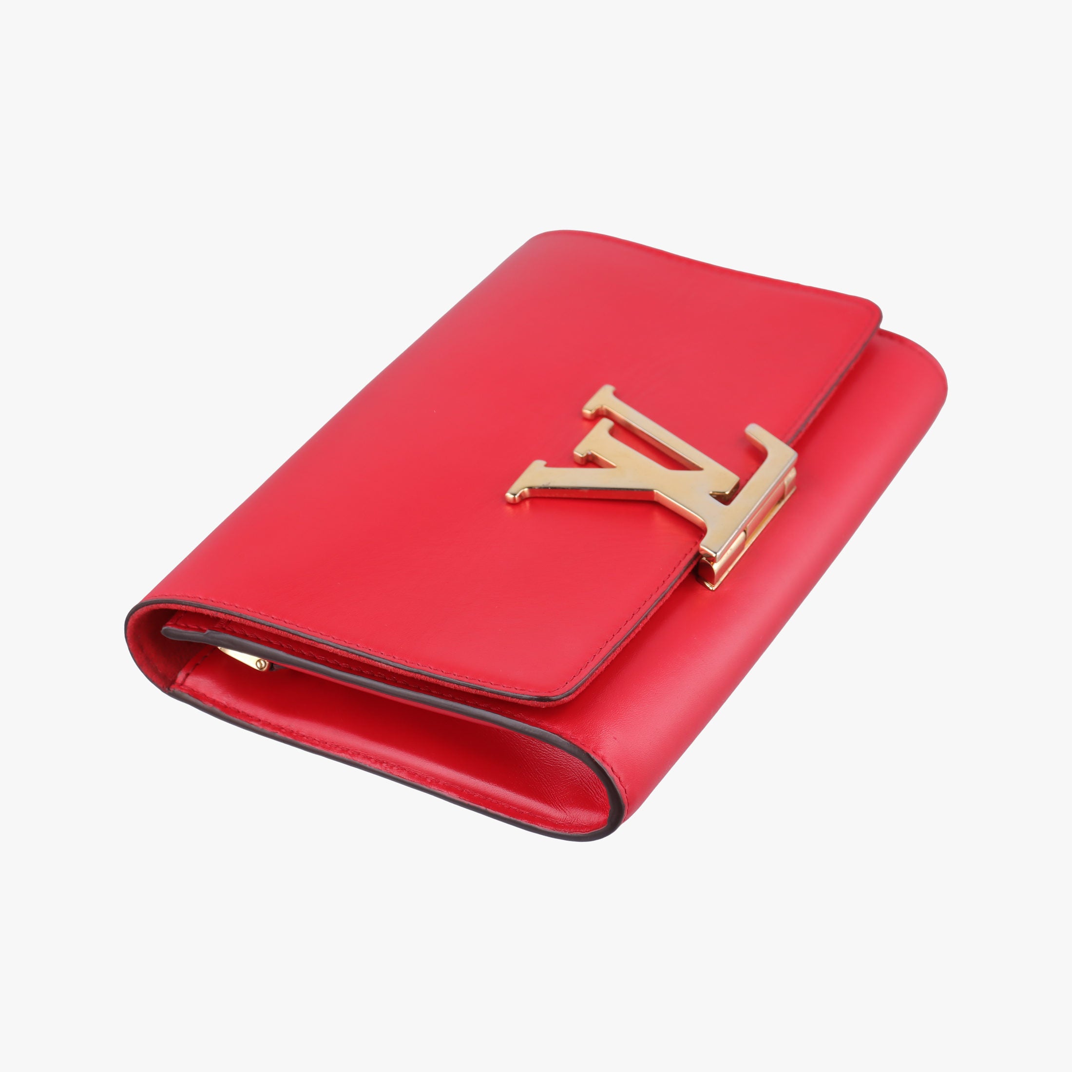 Secondhand Louis Vuitton Pochette Louise GM Red leather M94647 shoulderbag | stylenewstar